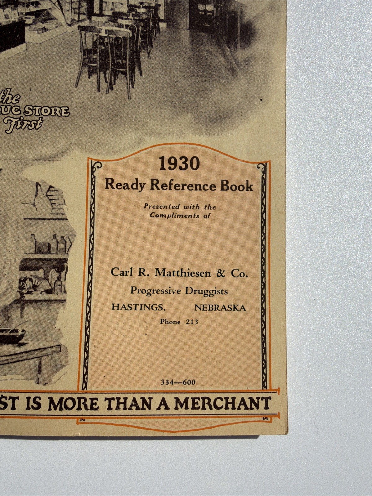 1930 NARD ALMANAC National Association Retail Druggists Pharmacist Pharmacy