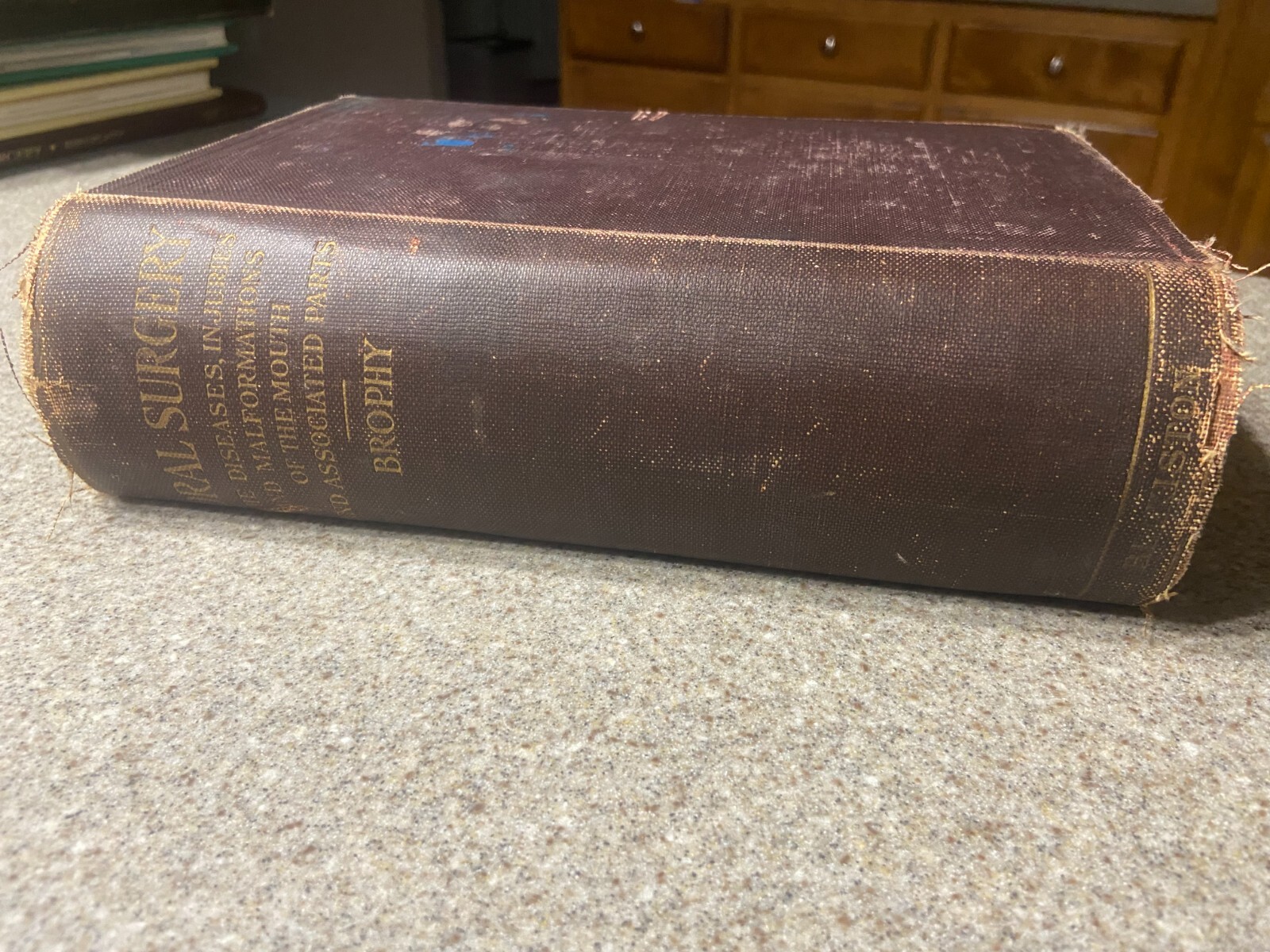 RARE Oral Surgery 1915 Illustrated Medical Dentistry Disease Truman W Brophy