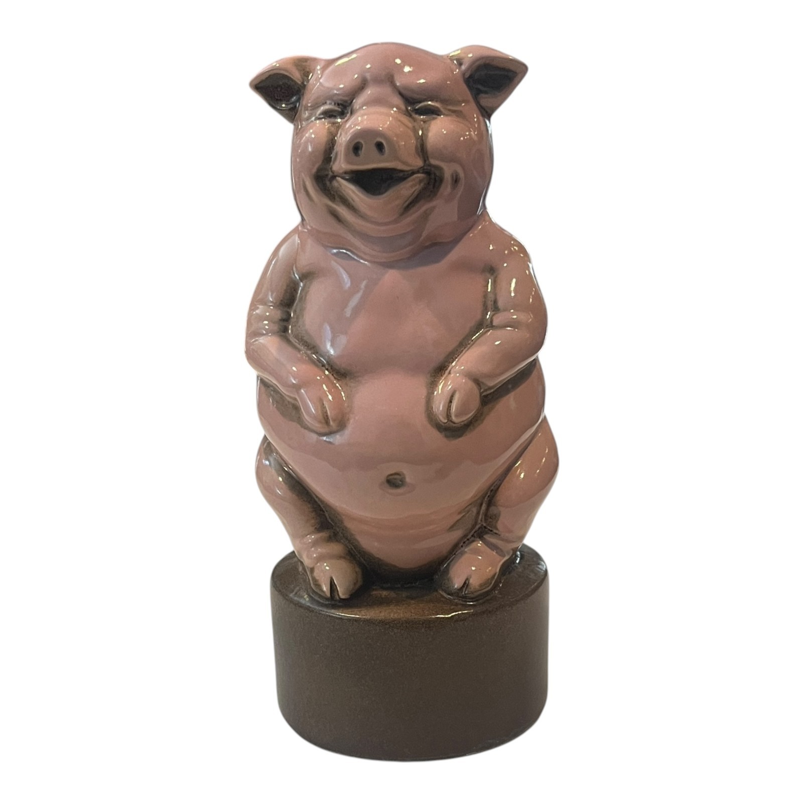 German Ceramic Pharmacy Donation Pig Bank Apothecary Counter Spardose Vintage