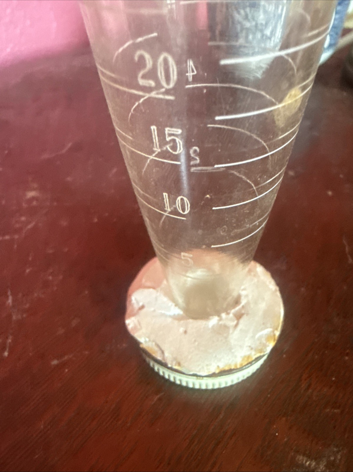 Vintage Roche Pharmaceutical Promotional Glass Paperweight Display