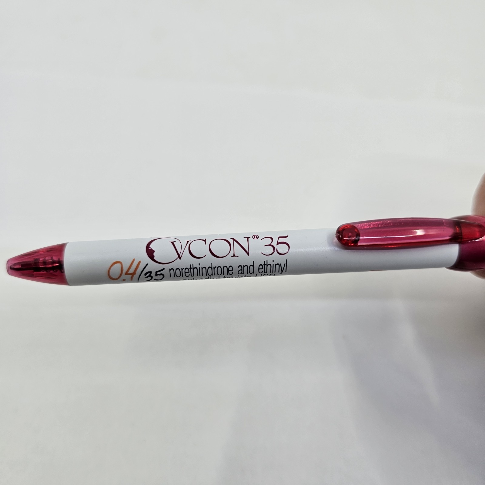 Ovcon 35 Pharmaceutical Pen Black Ink White Pen