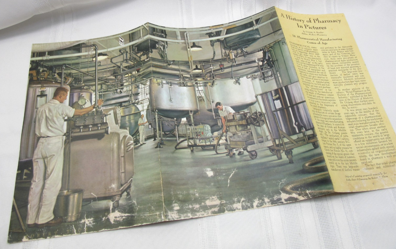 “A History of Pharmacy” in Pictures Set of 19 Prints Park Davis 1950’s