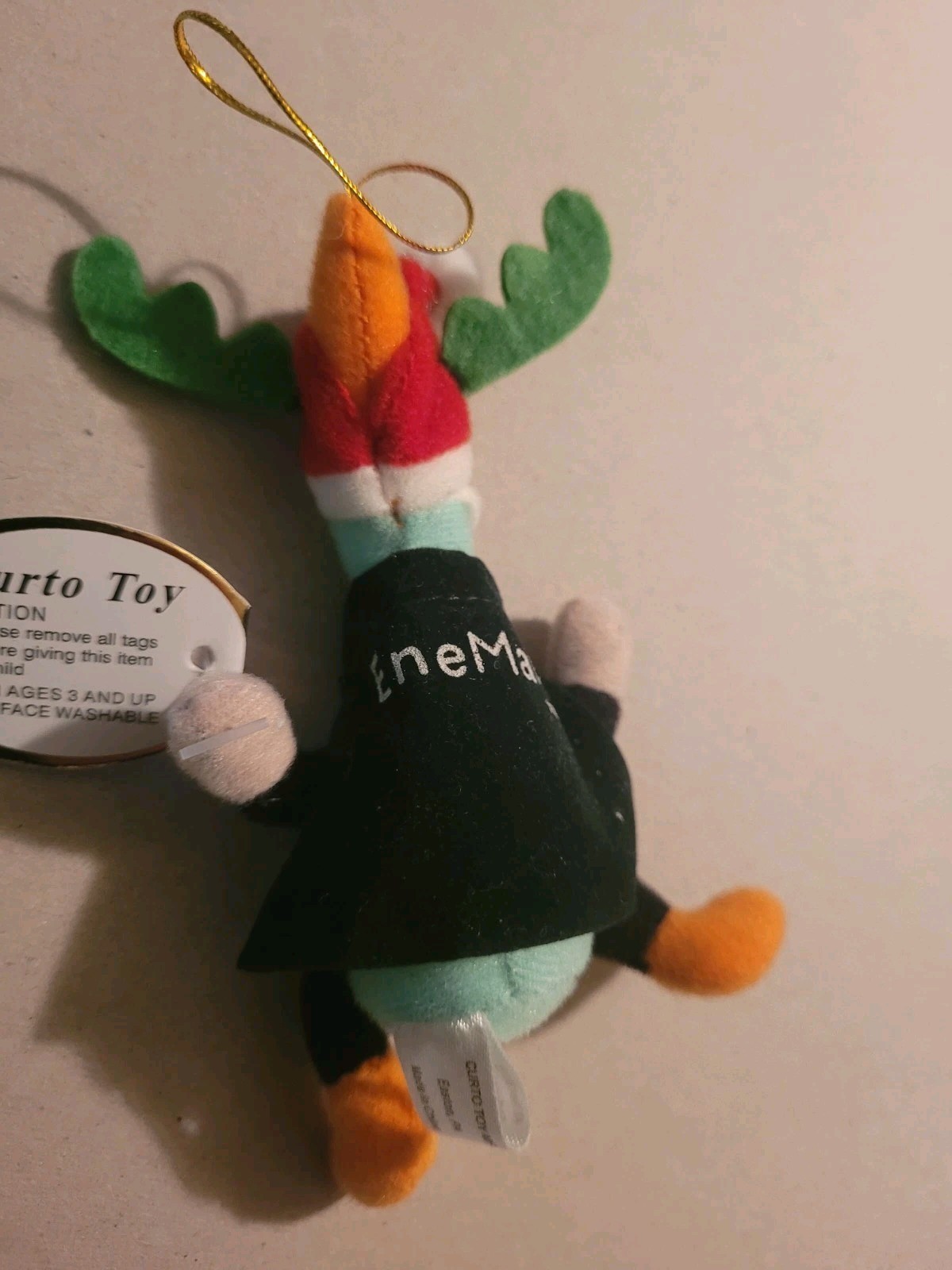 Fleet Eneman Ornament Plush Pharmaceutical Advertisement 4″ Tall New Tag