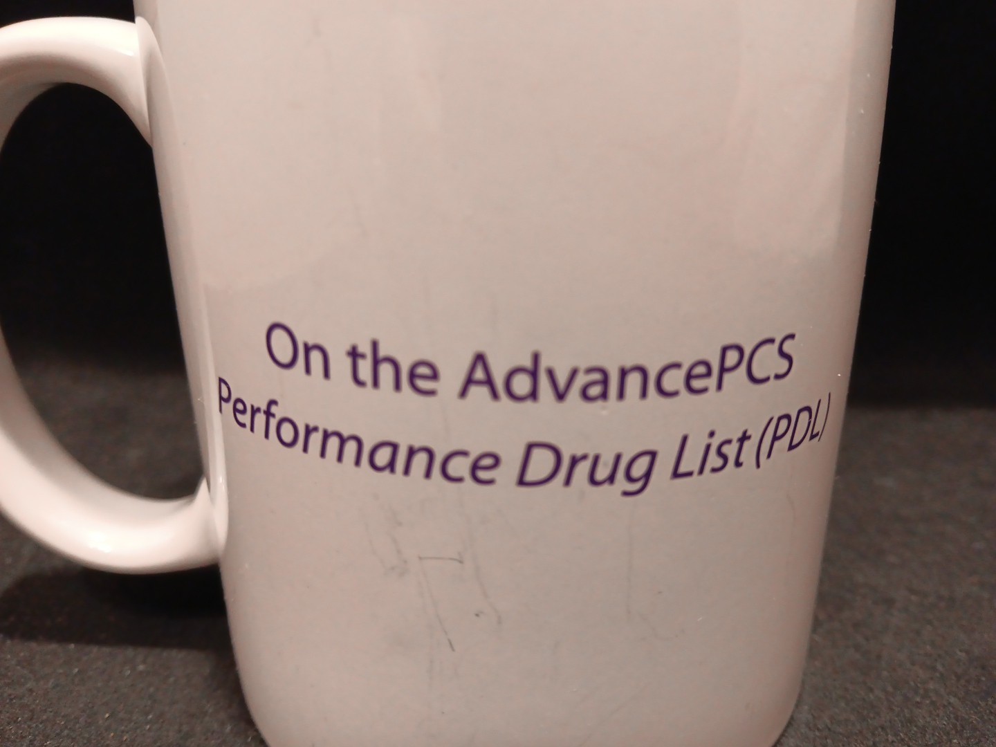 Nexium White Ceramic Mug Pharmaceutical Rep Advertising
