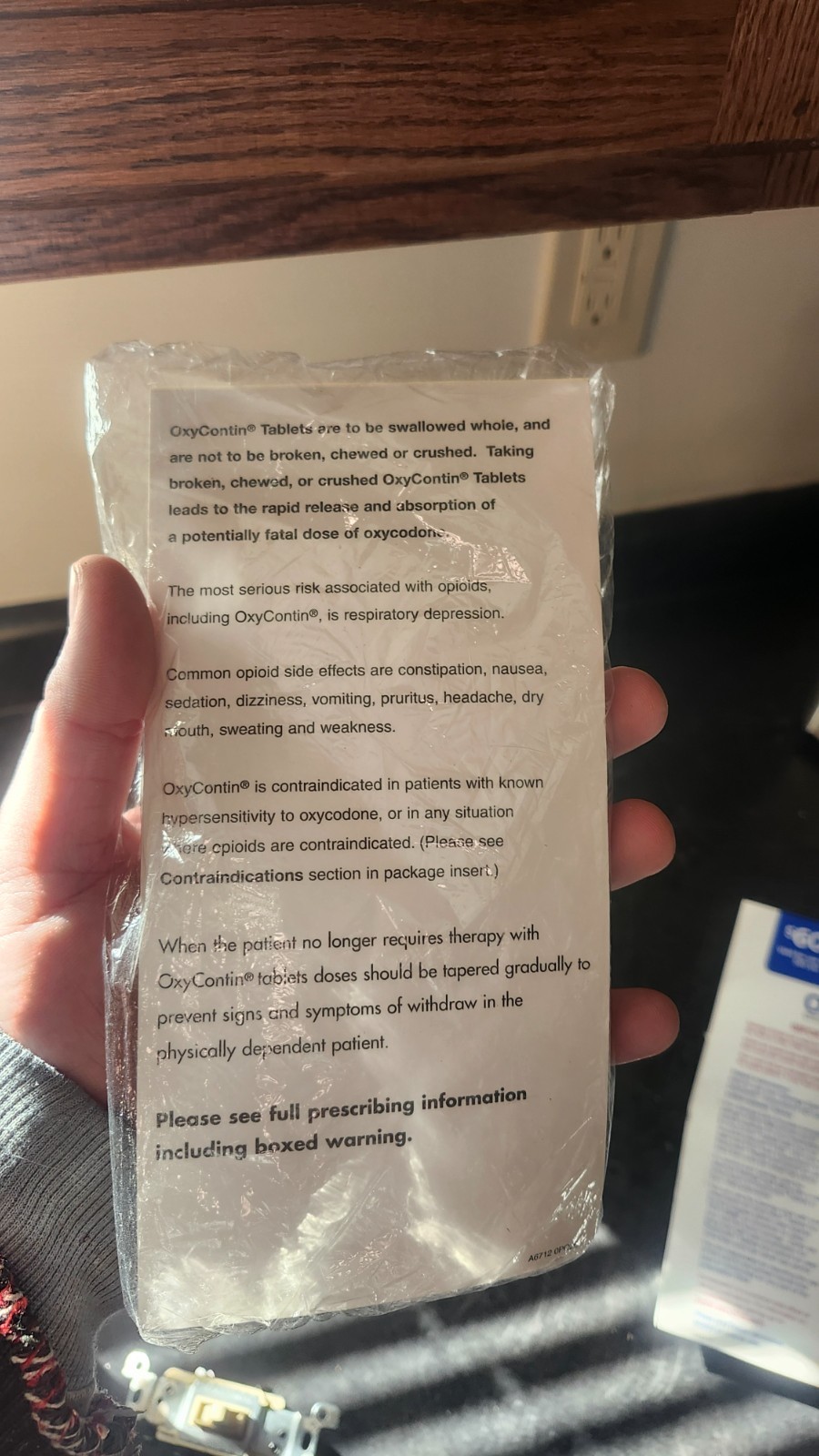 OxyContin Tablet Paper SEALED