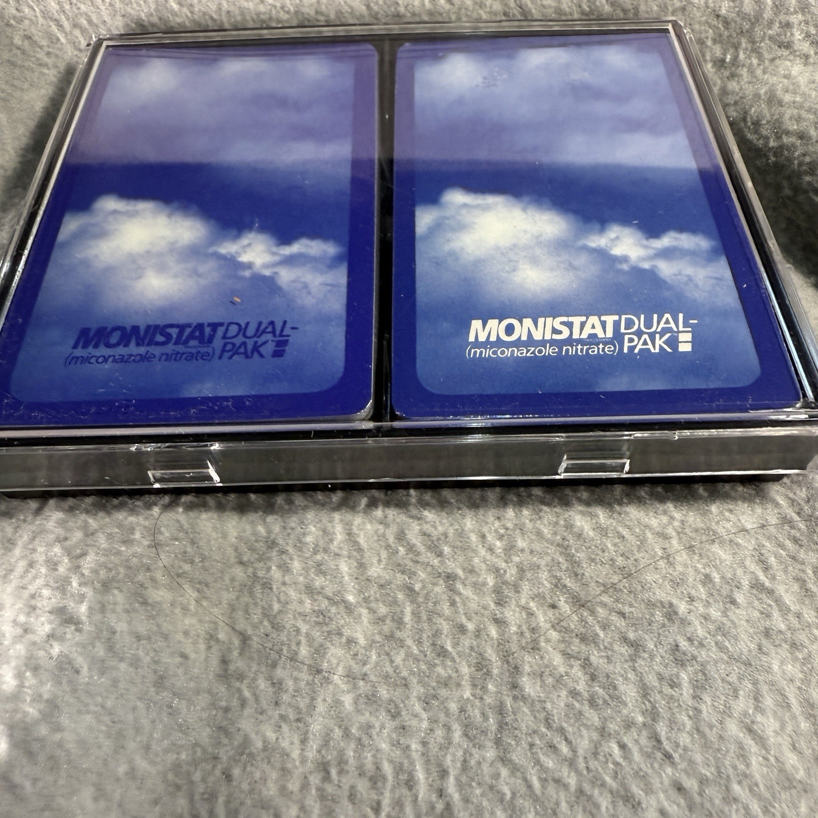 RARE Pharmaceutical Playing Cards Monistat Drug Rep Promo NEW with Case Gag Gift