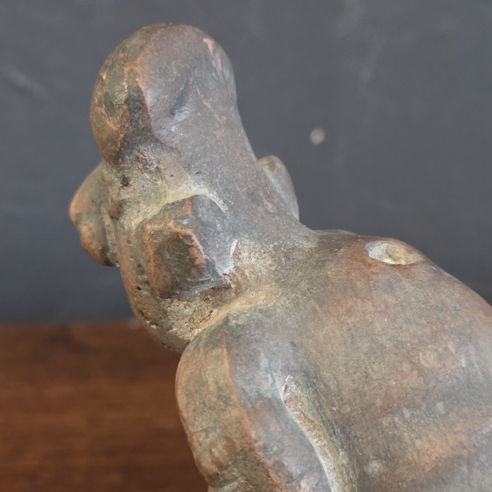 Vintage Schering Pharmaceutical Mayan Advertising Figure Asthmatic Attack