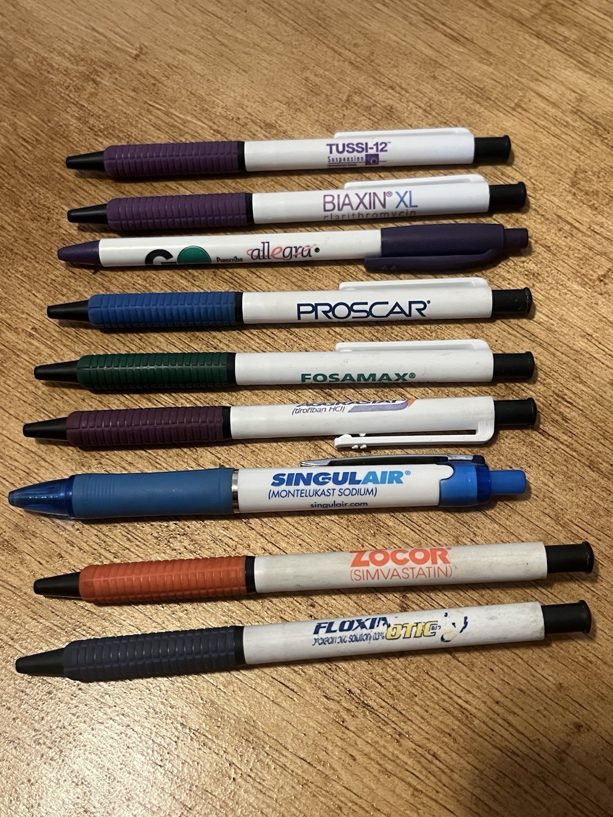 Pharmaceutical Advertising Drug Rep Papermate Pen Lot Of 9 – Works