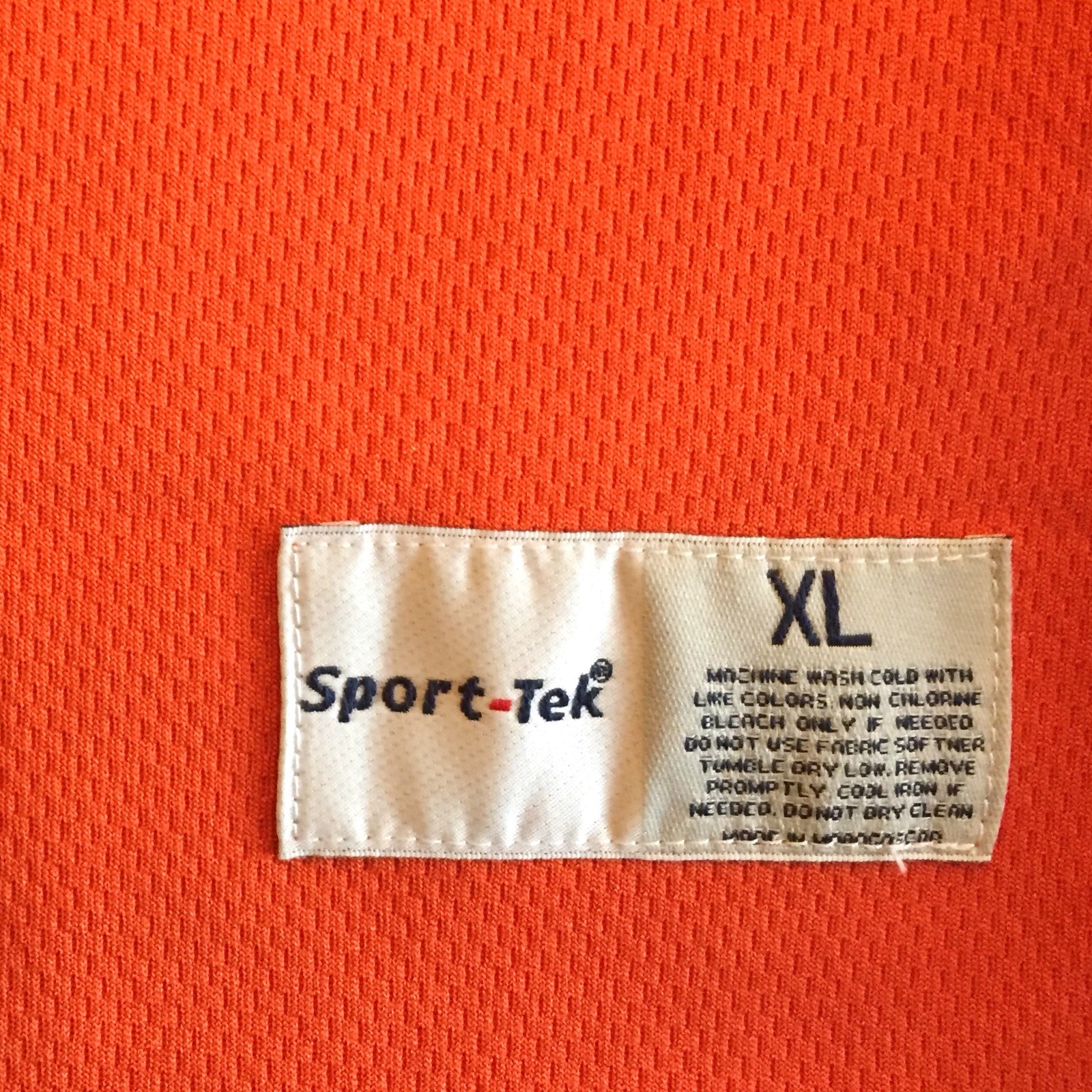 ZOETIS Collectible Orange Sports Shirt – Size Extra Large [XL] Short Sleeve