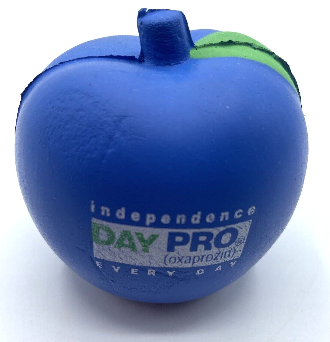 Vintage DAY PRO Oxaprozin Stress Ball Foam Apple Pharmaceutical Drug Rep Promo