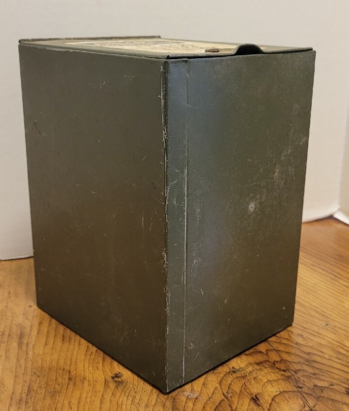 Vintage Phillips Prescription Metal File Box Columbia Drug Co