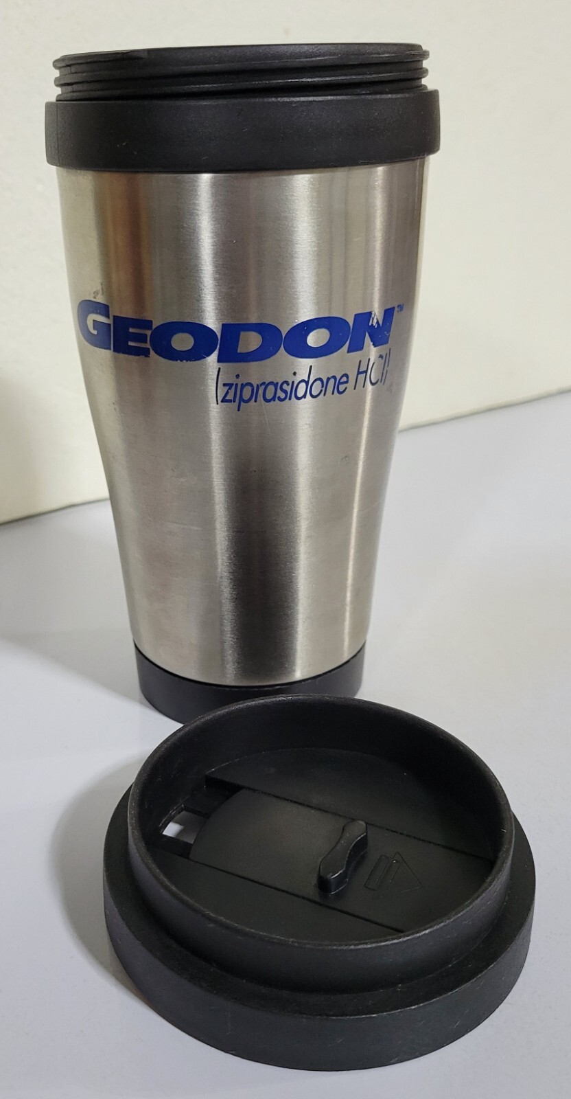Geodon Travel Tumbler Cup Stainless Steel Insulated w/ Lid Pharmaceutical Promo