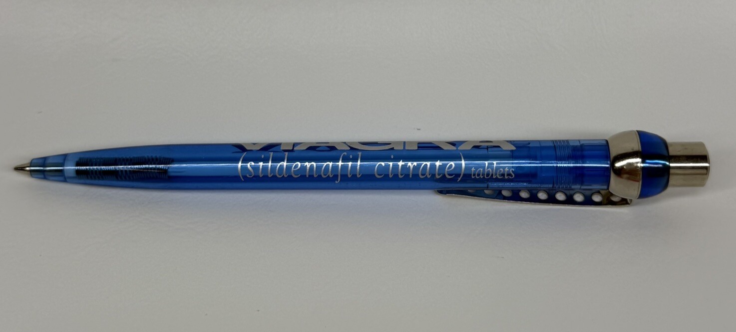 Drug Rep Advertising Pharma Collectable Pens Viagra Cialis Yamanouchi lot of 3