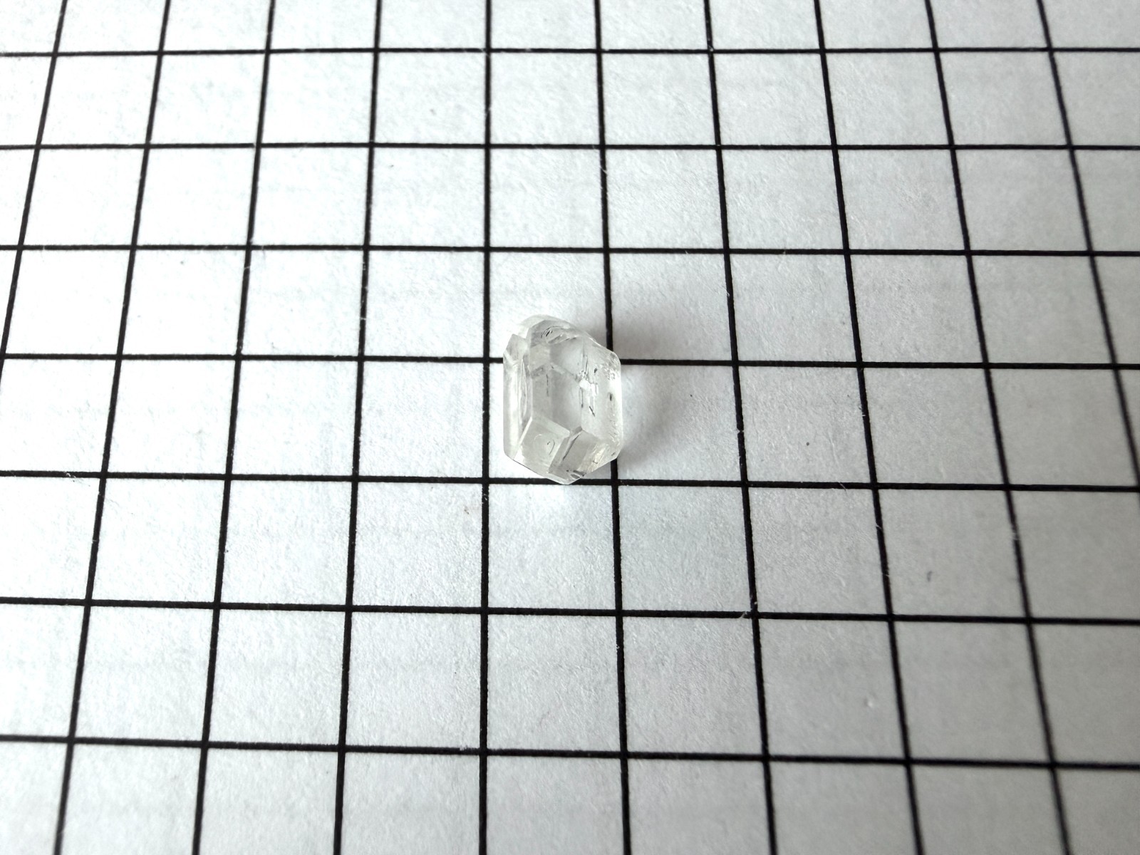 Carbon colourless diamond man-made HPHT 0.248g Periodic Table Element Collection