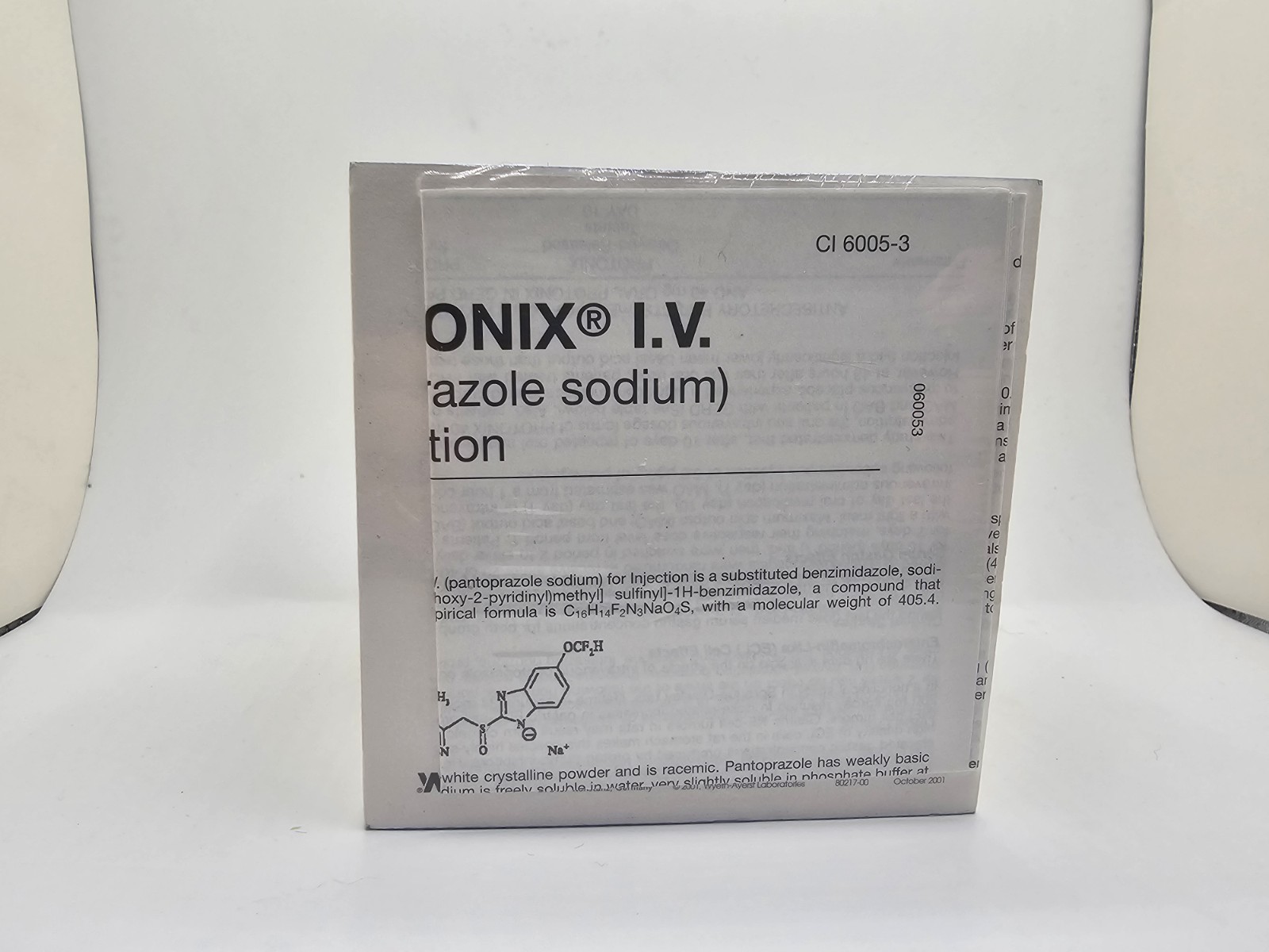 Vintage 2001 Protonix IV Gerdy Pharmaceutical Promotional Note Memo Pad Sealed