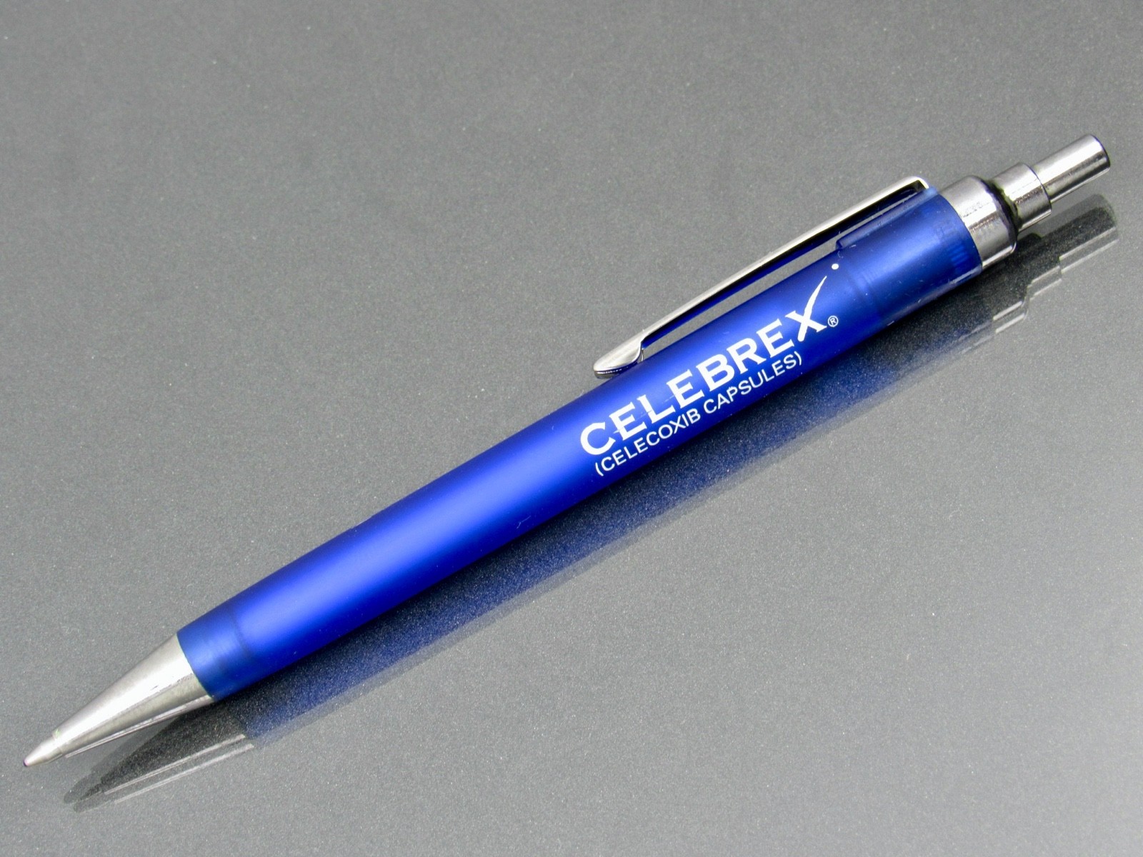 Translucent Blue Celebrex Pen Drug Rep Pharmaceutical Promo Medical Advertising