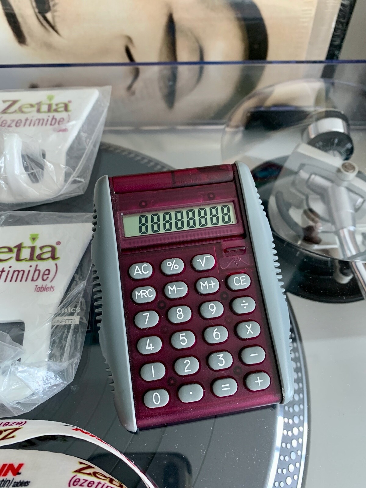 Merck ZETIA Vytorin – Pharma Rep Items – Calculator, Pen, Hangers, Lanyard