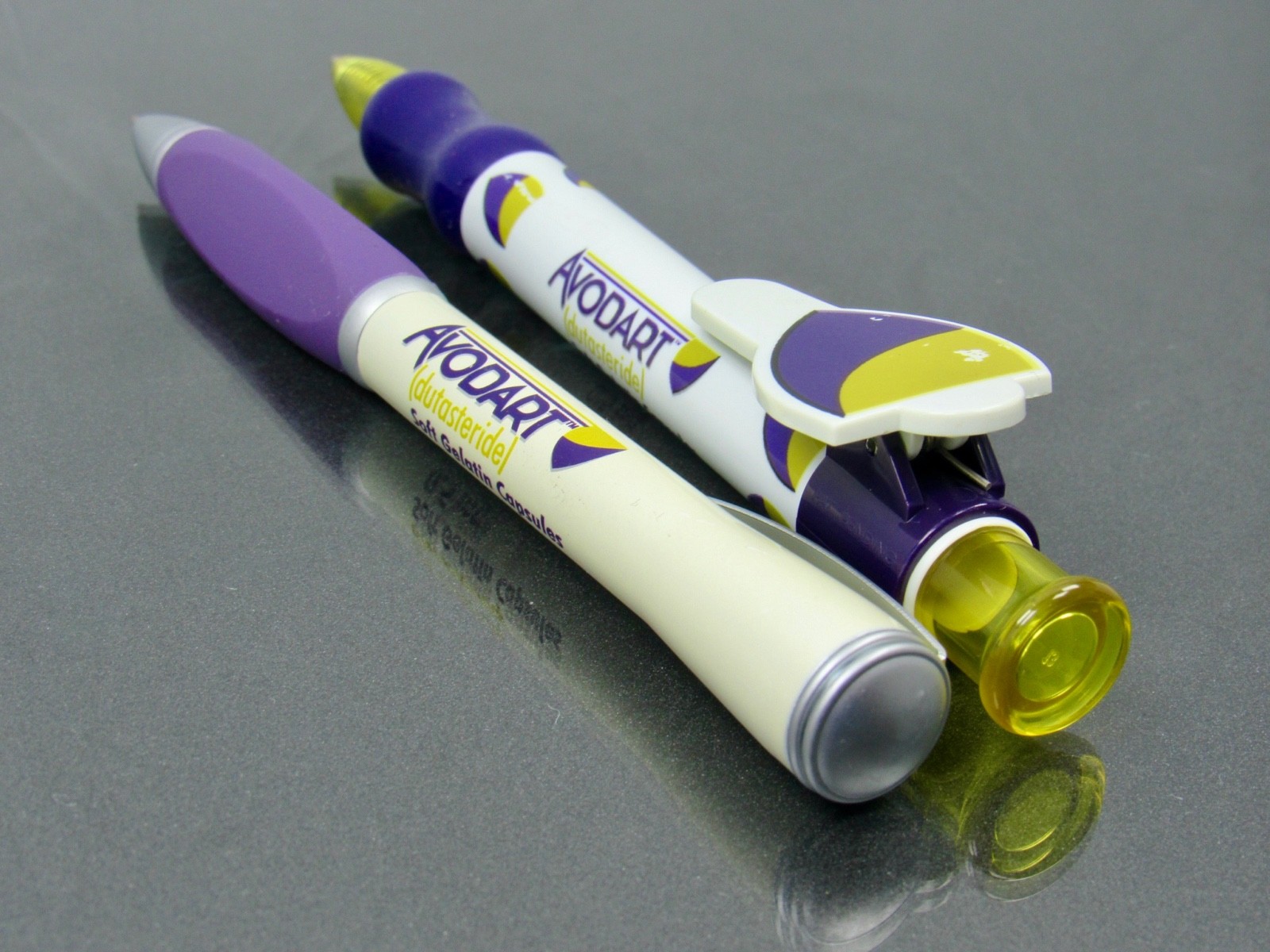 Avodart PENS Plastic & Heavy Metal Drug Rep Pharmaceutical Promo Advertising