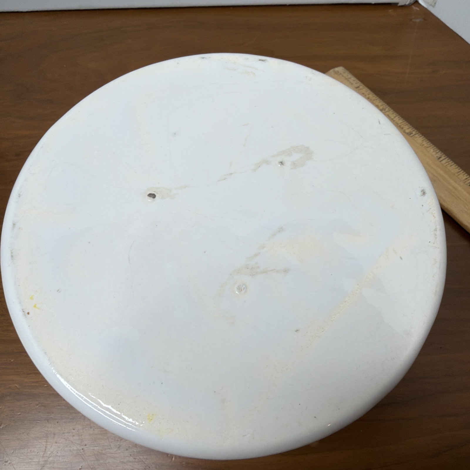 VINTAGE RX Pharmacy DISPLAY Large Mortar and Pestle White