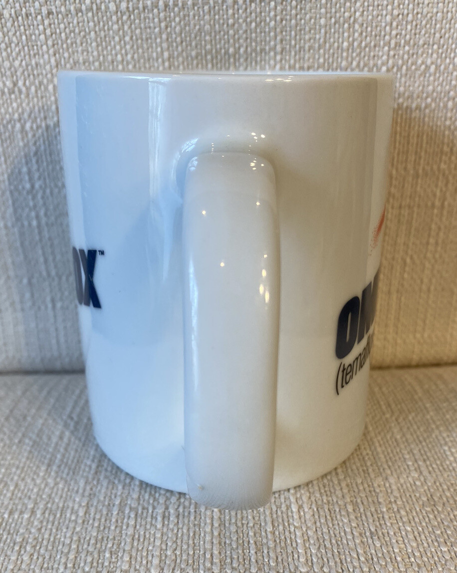 Omniflox Pharmaceutical Ad Medical Drug Mug Collectable Coffee Tea Cup