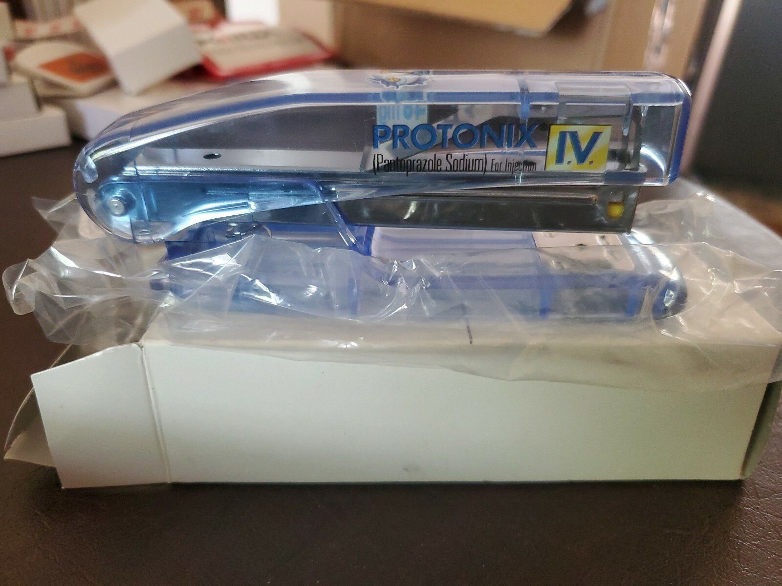 Protonix IV Gerdie Monster Pharma Drug Rep Advertising Pharmacy Stapler NIB