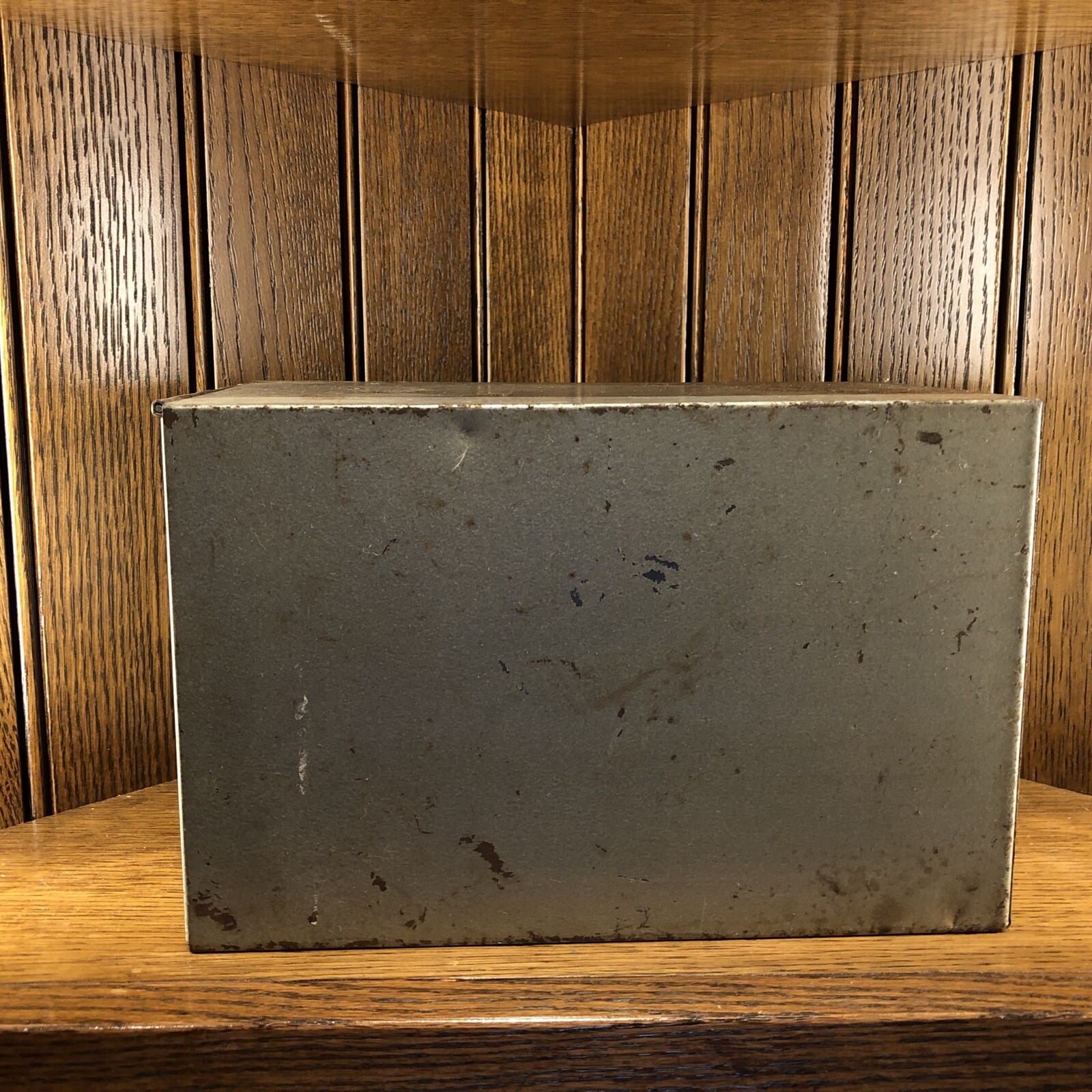 Vintage Pharmacy Prescription Box SAMUELS Metal File Apothecary Rx Cincinnati OH