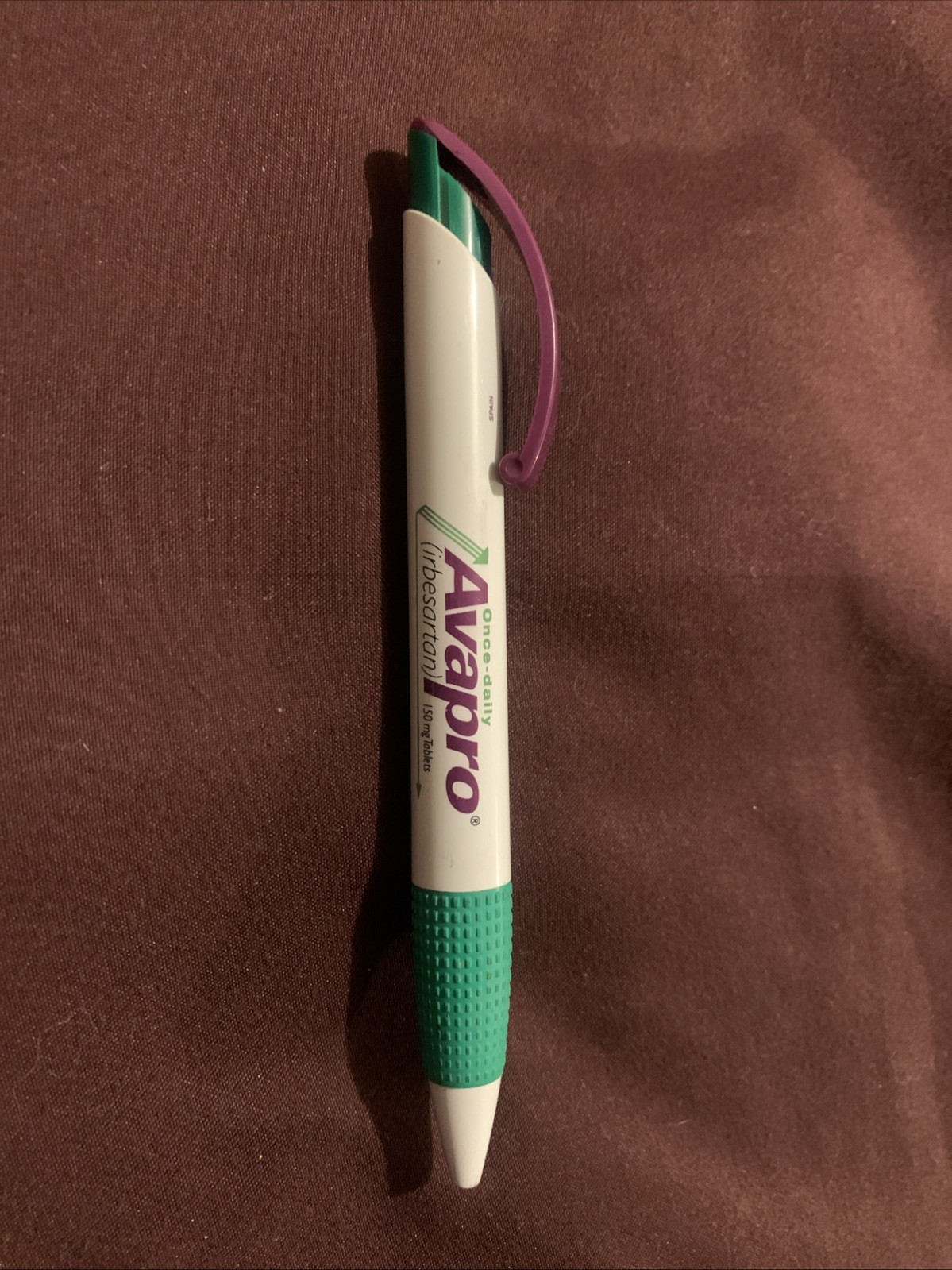 Avalide Drug Rep Pharmaceutical Advertising Promo Click Pen