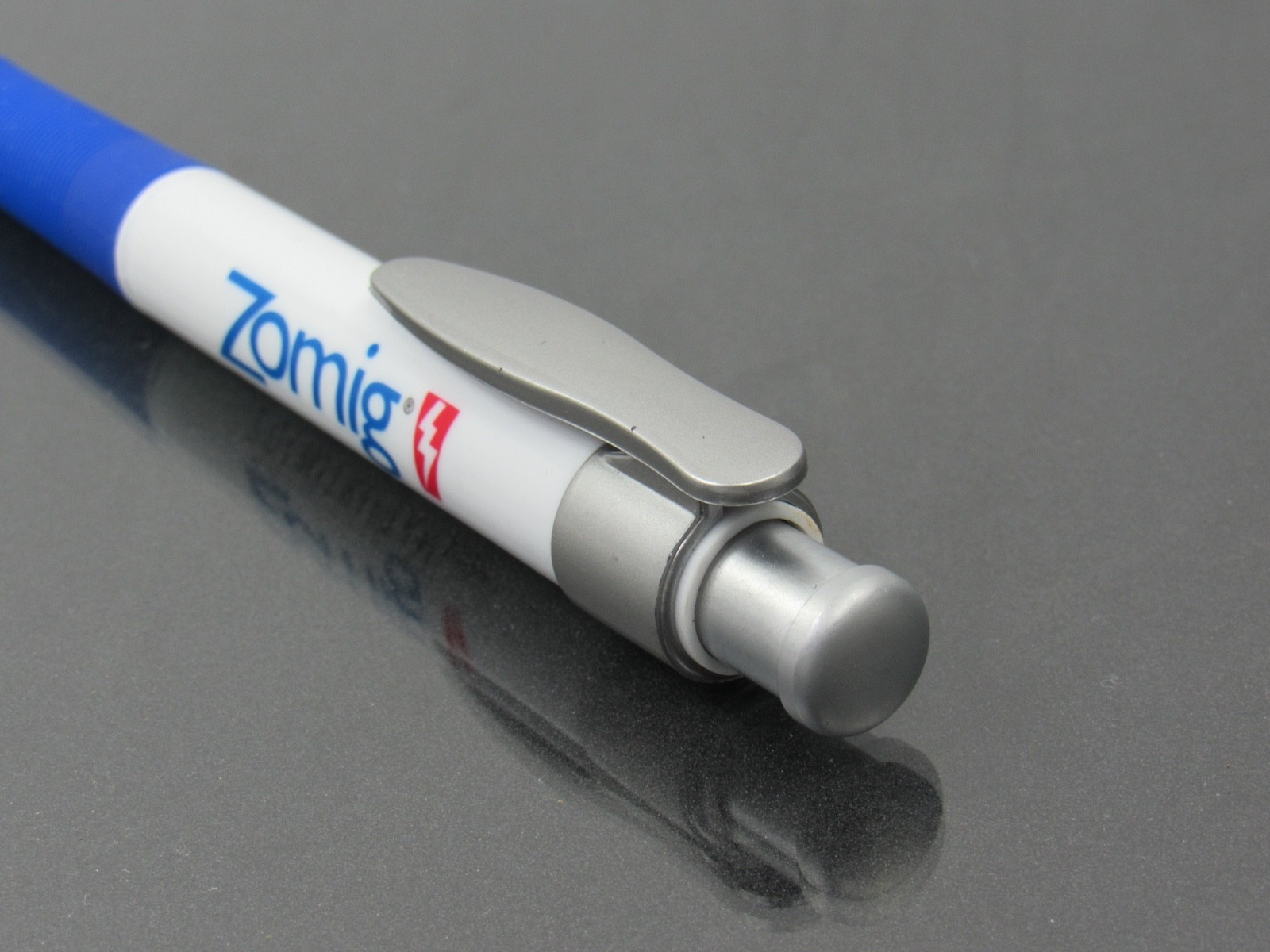 Wide Body Zomig Metal & Plastic PEN Drug Rep Pharmaceutical Promo Advertising