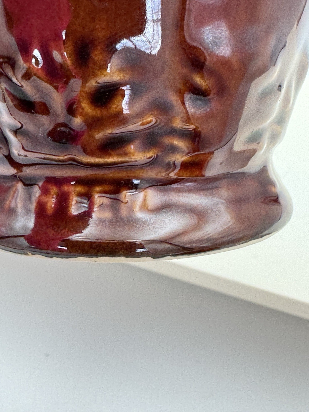 Vtg McCoy Schering Rx Galen 131-201 AD Coffee Tea Mug Cup Brown 1960