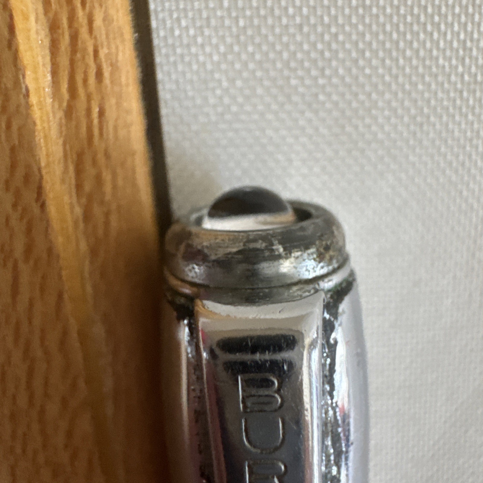 Vtg Burgess USA Doctor Optometrist 5” Chrome Pen Light Parts Only