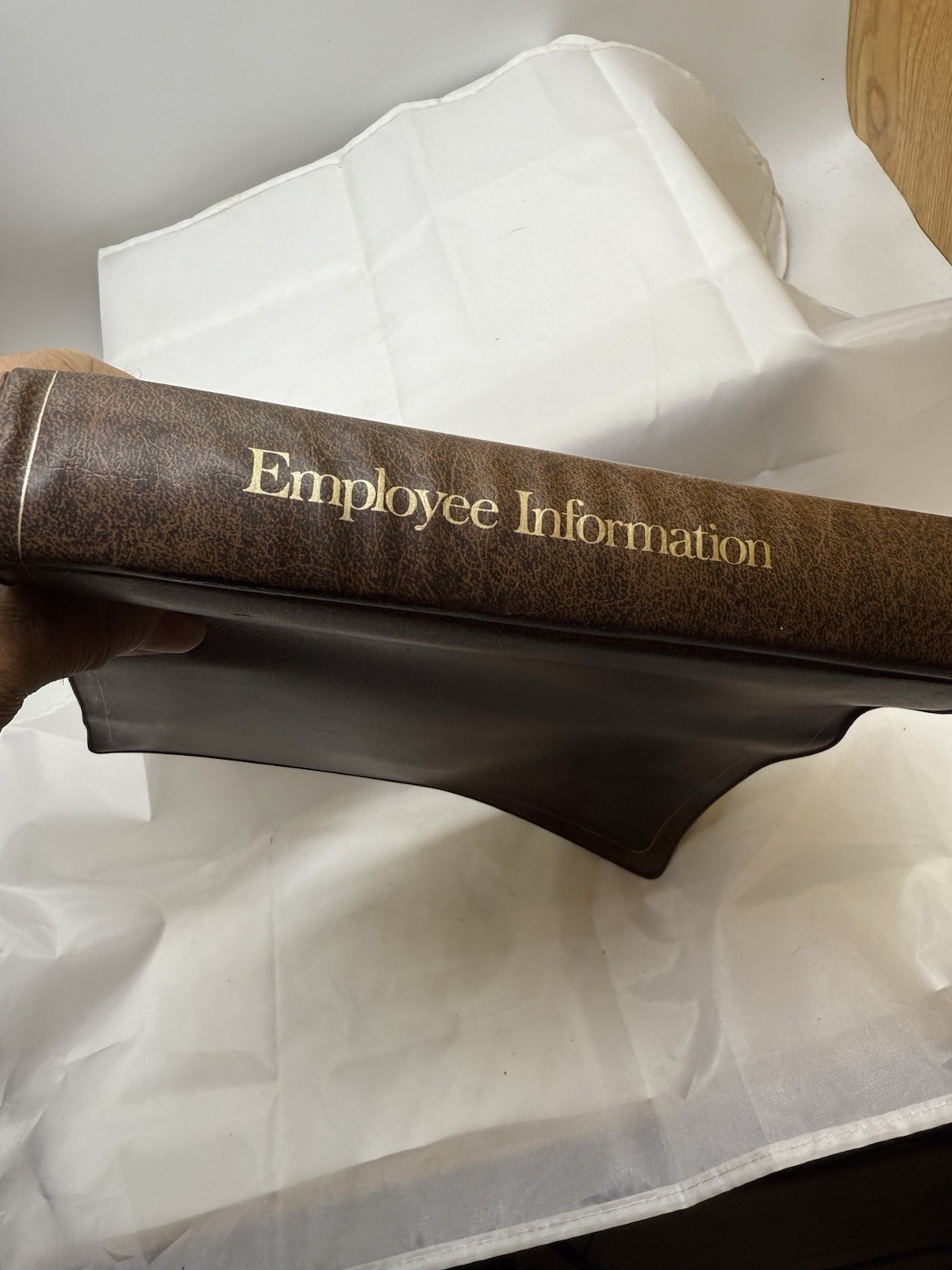 1976 Eli Lilly Employee Information binder – pay, insurance, credit union info