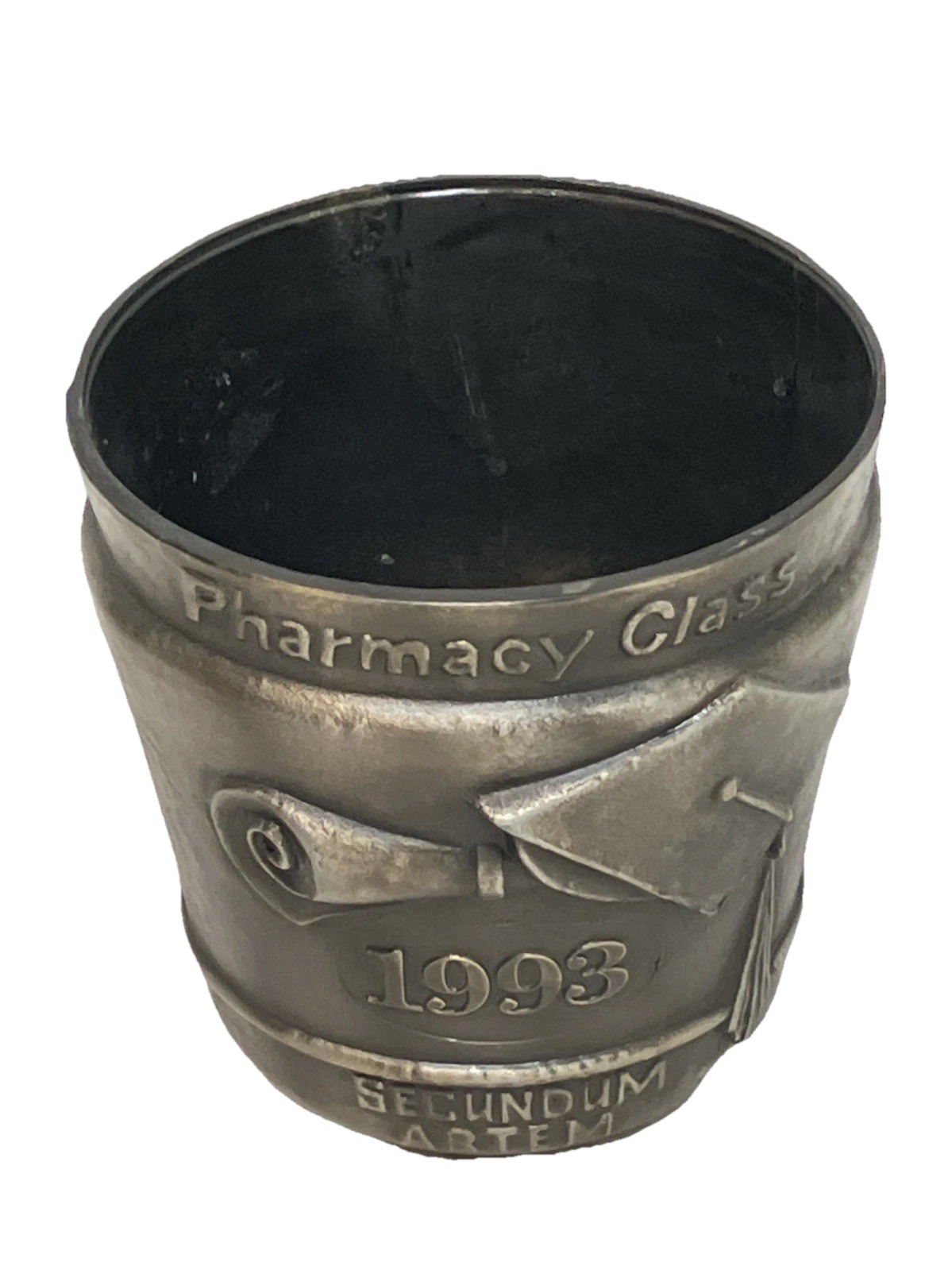 Vintage 1993 PHARMACY CLASS MORTAR SECUNDUM ARTEM SCHERING-PLOUGH METAL GRAD