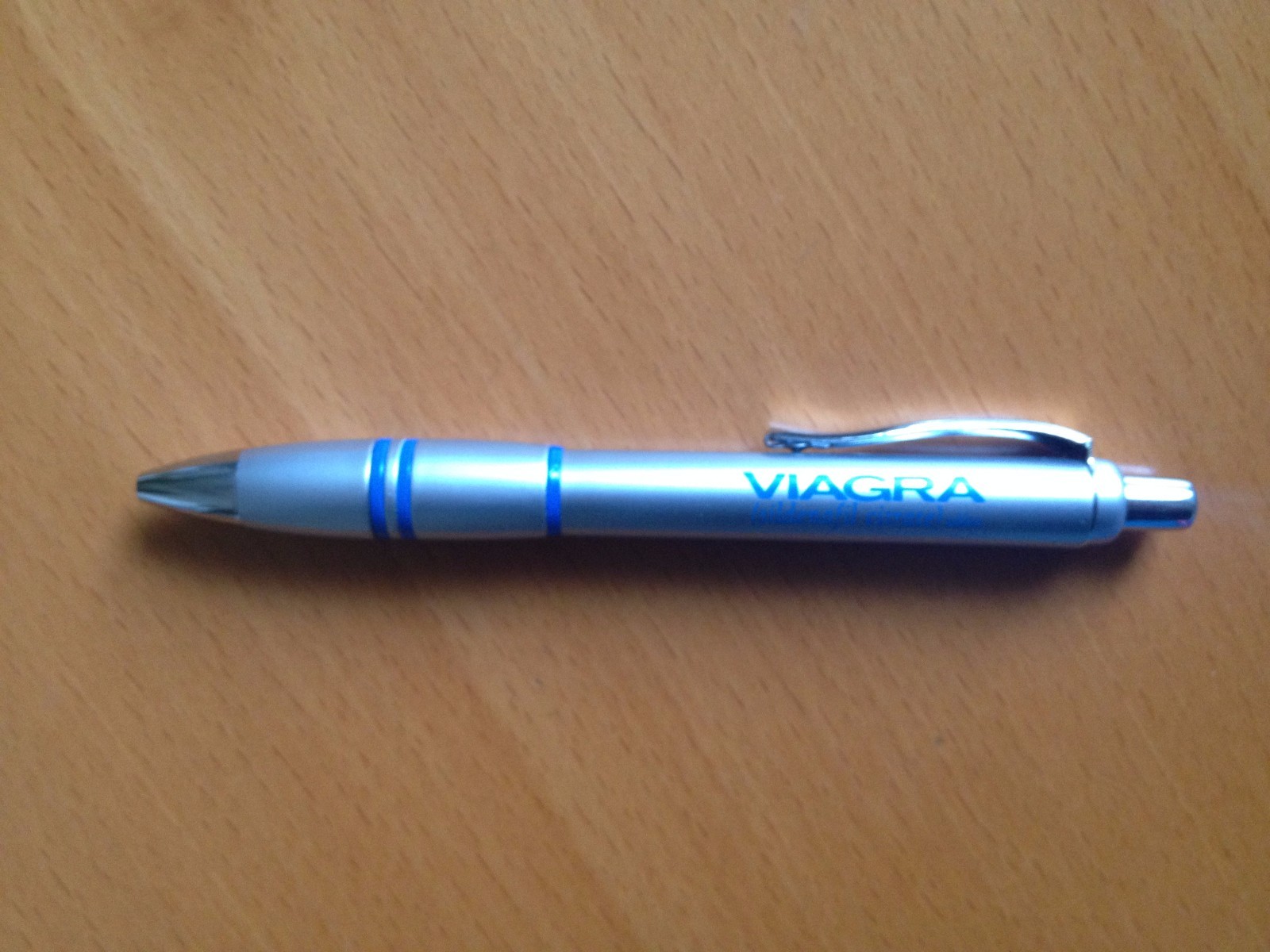 Lot of 10 VIAGRA drug rep pens – plastic looks like metal – COOL!