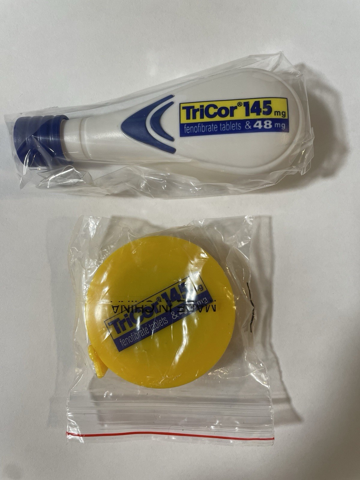 NEW Tricor Correction White Out Tape Measure Lot Drug Rep Pharmaceutical Promo