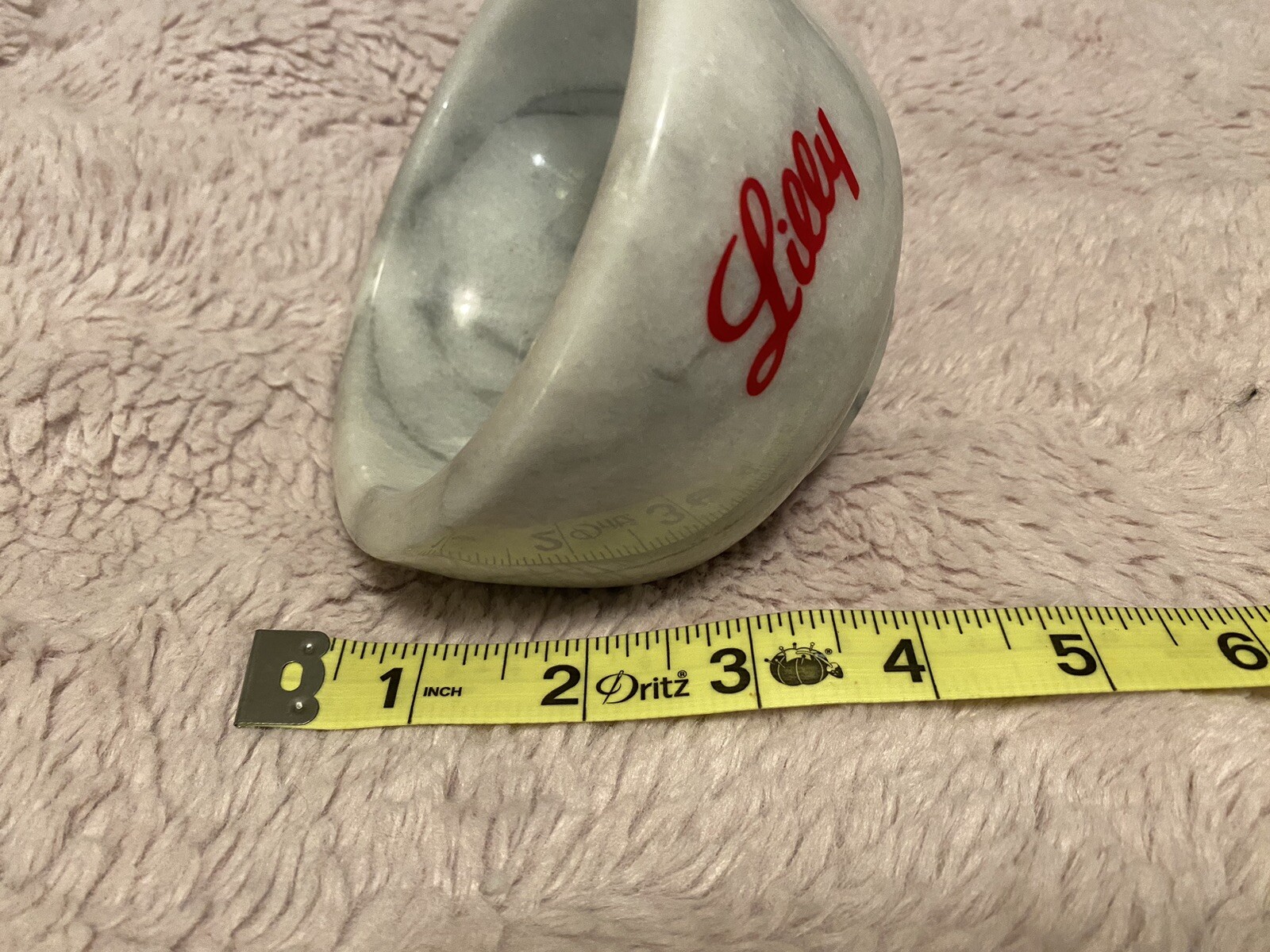 Lilly Drug Rep Pharmaceutical Solid MARBLE Mortar