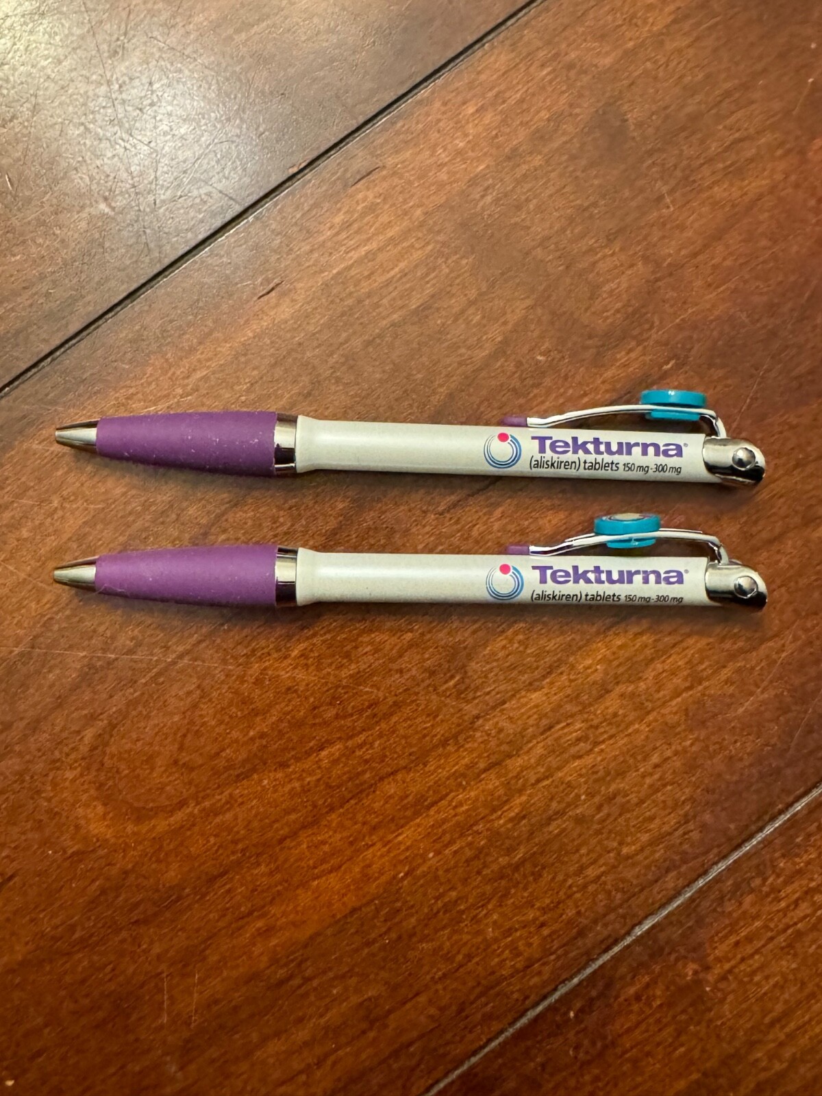 Tekturna Heart Pharmaceutical Advertising Pens New Old Stock