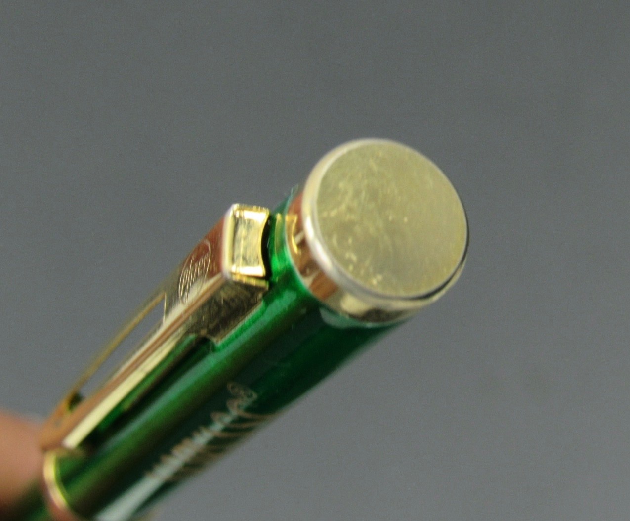 Metallic Green Norvasc PEN Pfizer Clip Drug Rep Pharmaceutical Promo Advertising