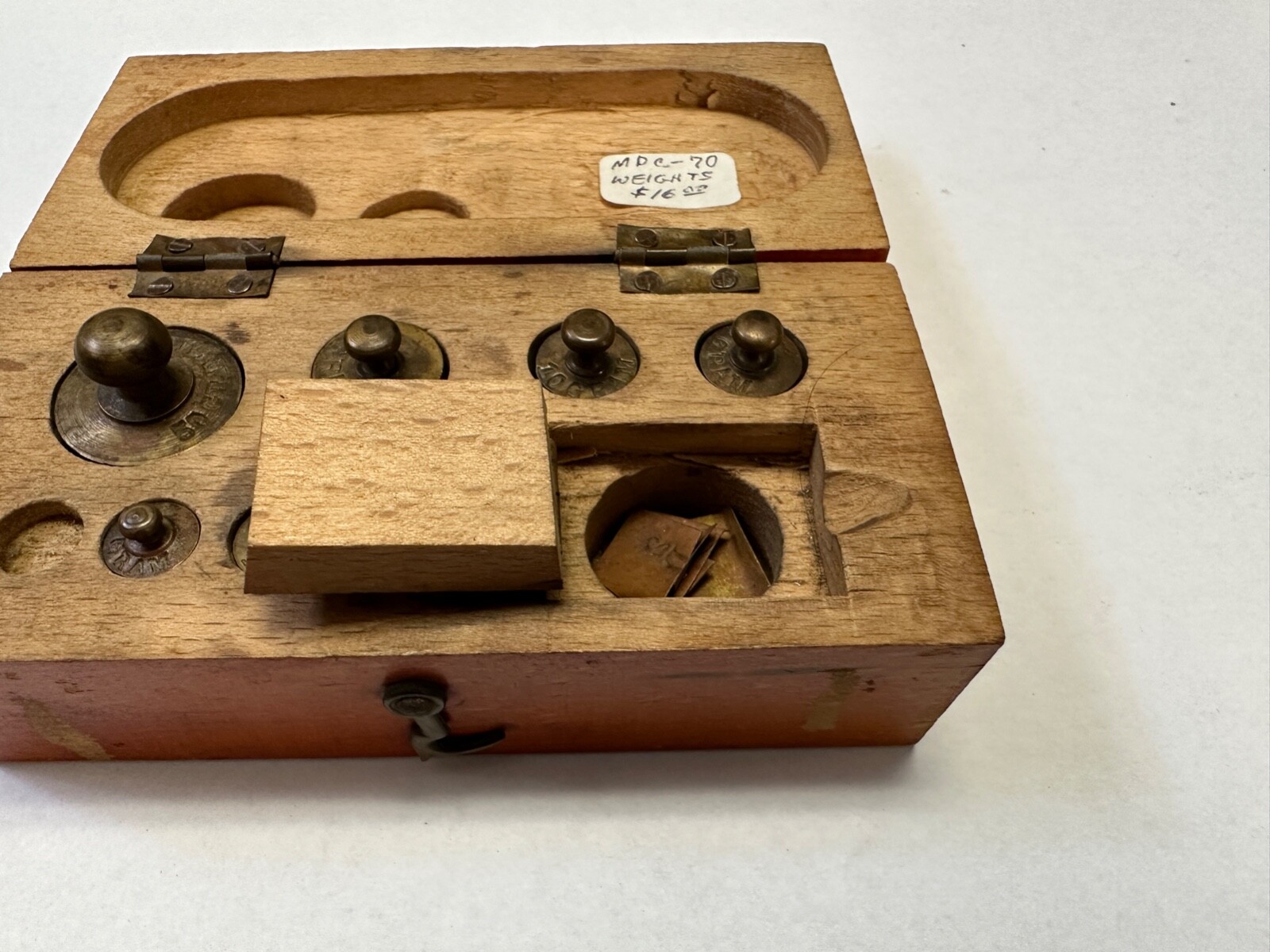 Antique Metric Weight Set for Lab or Apothecary – Vintage Measuring tools