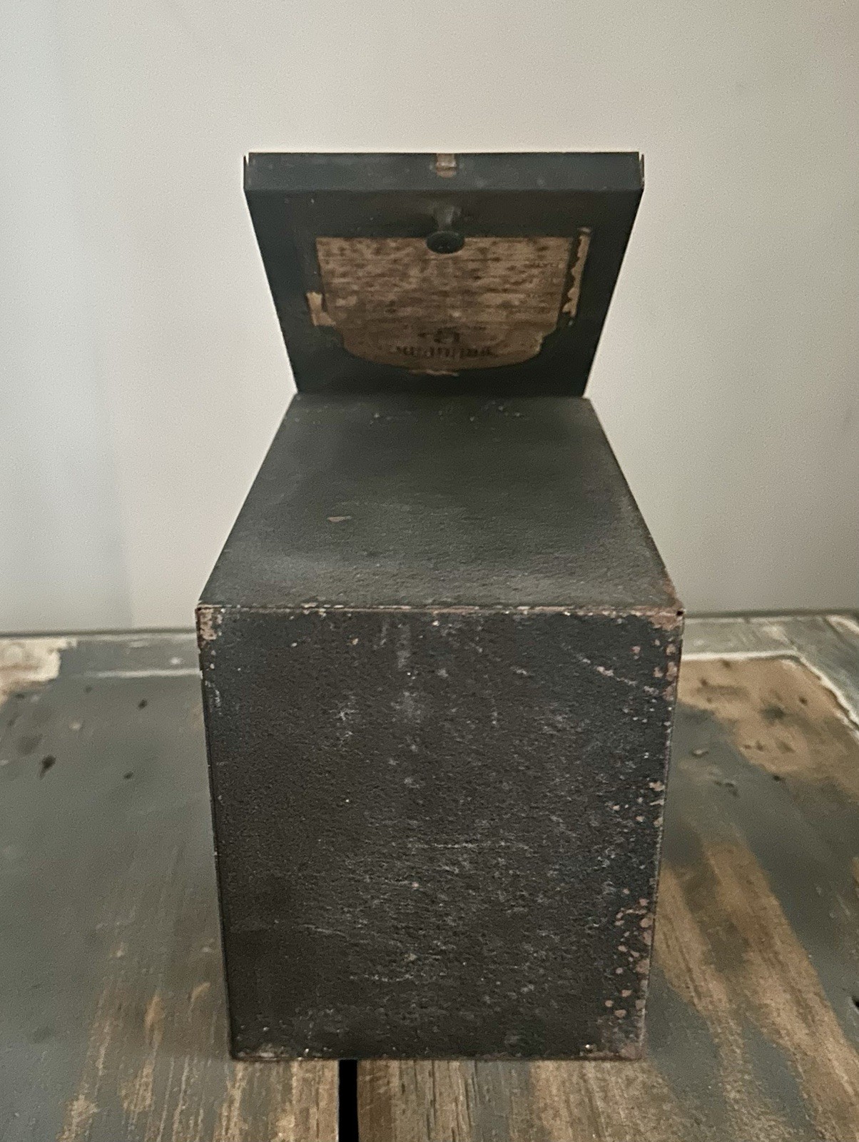 Vintage Prescription Record Metal File Box Great Industrial Decor