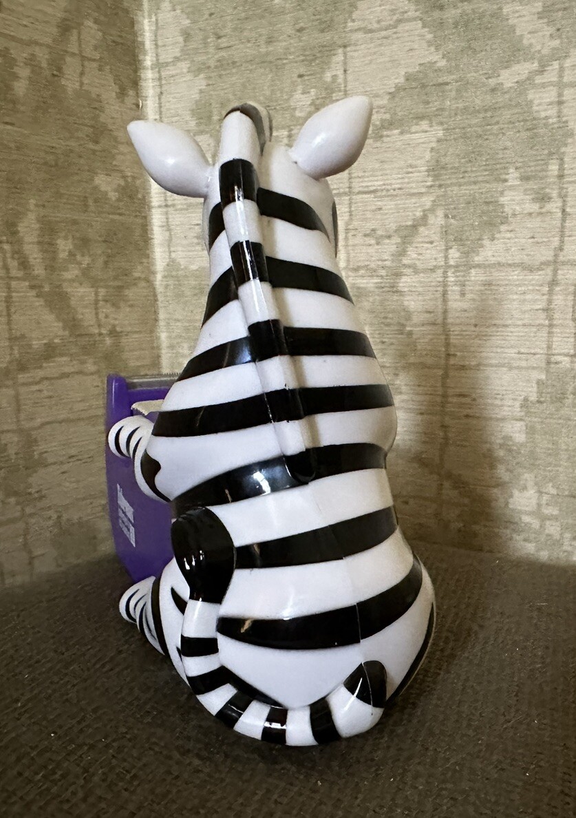 Vintage Pharmaceutical Drug Rep Zithroma Zebra Tape Dispenser Advertisement New