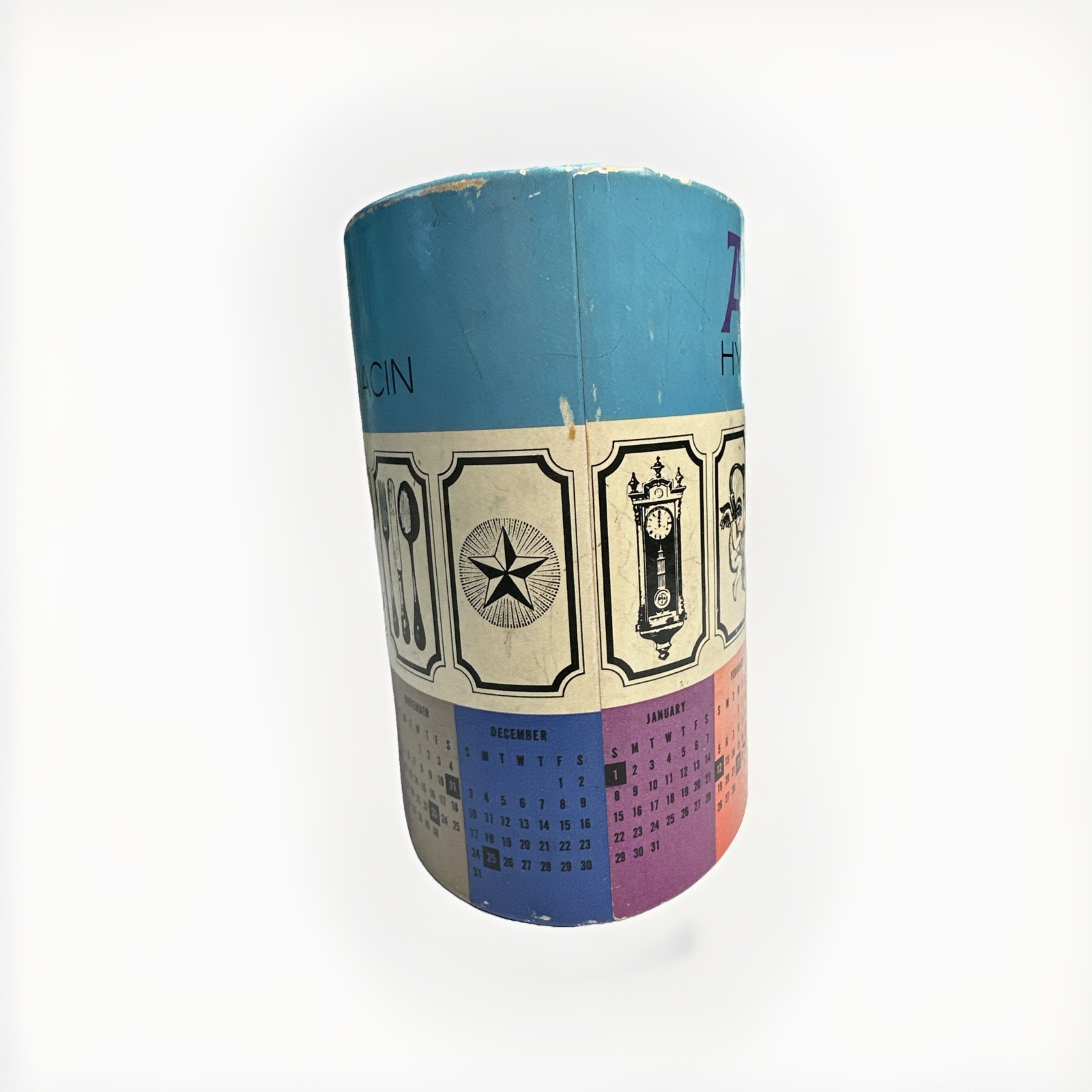 Vintage 1966 – ATARAX & Antivert Drug Rep Promotional Item – Pen Holder Cup