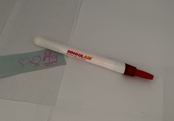 Drug Rep Pharmaceutical Promo SINGULAIR Medical Advertising HIGHLIGHTER MARKER