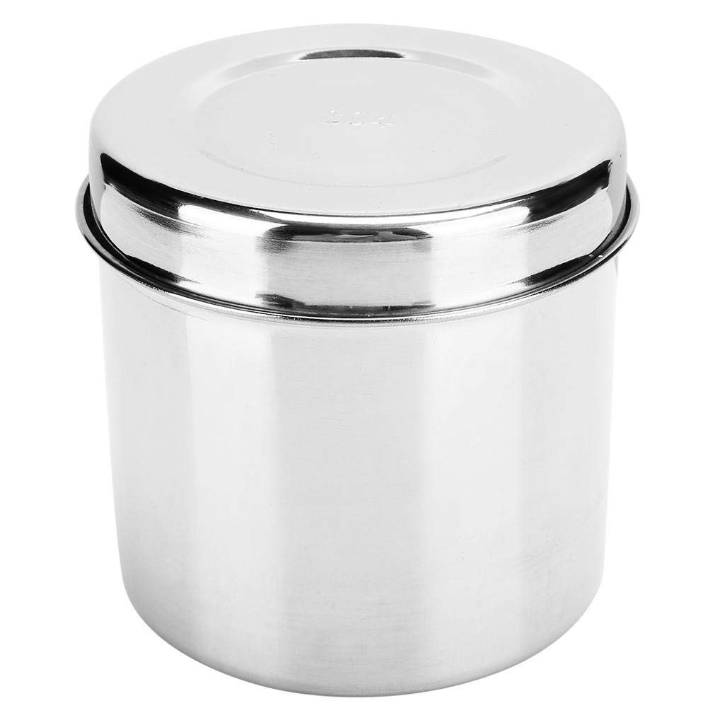 Ointment Jar, 304 Stainless Steel Jar with Lid for Cotton Balls Gauze and Dre…