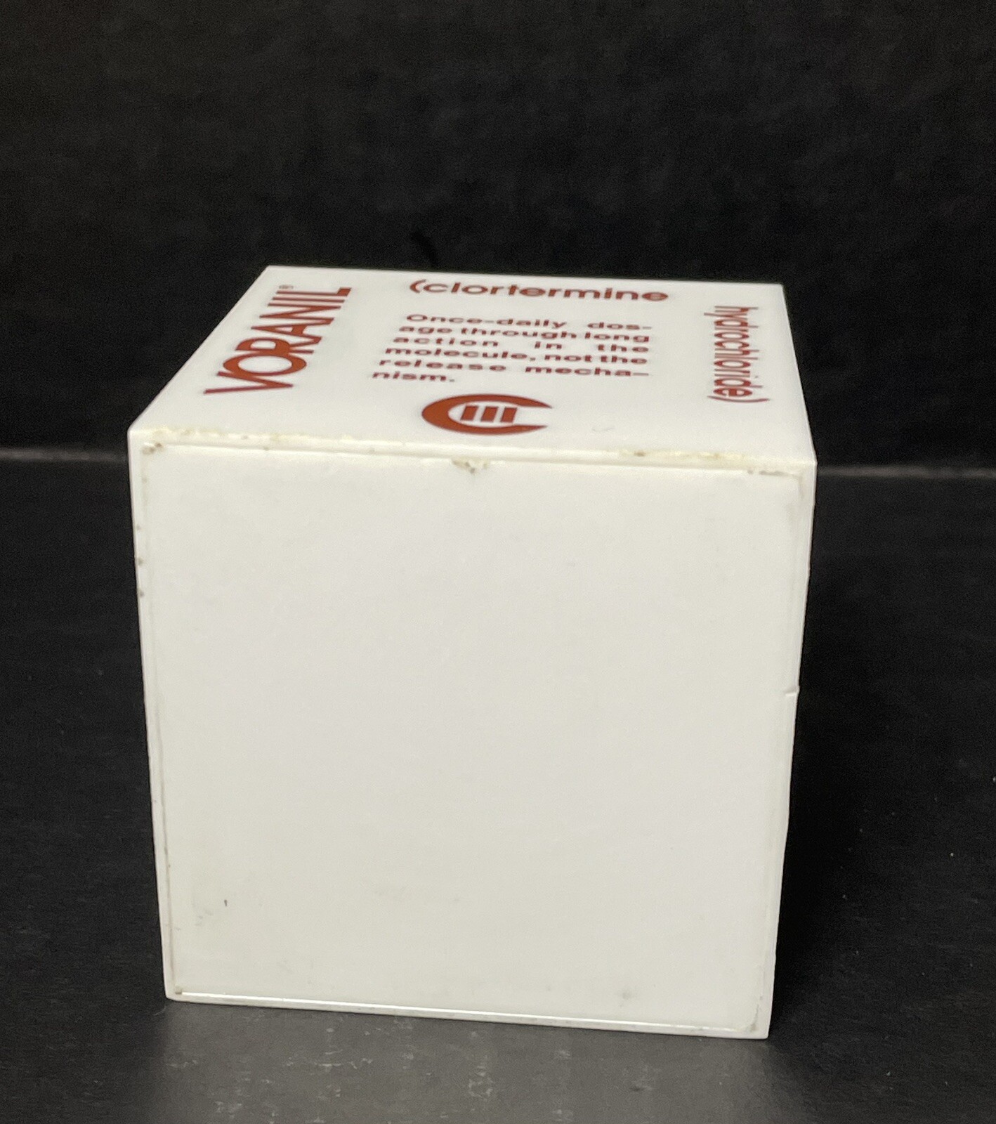 Vintage 1974 Voranil Clortermine Pharmaceutical Rep Marketing 2 lb Paperweight