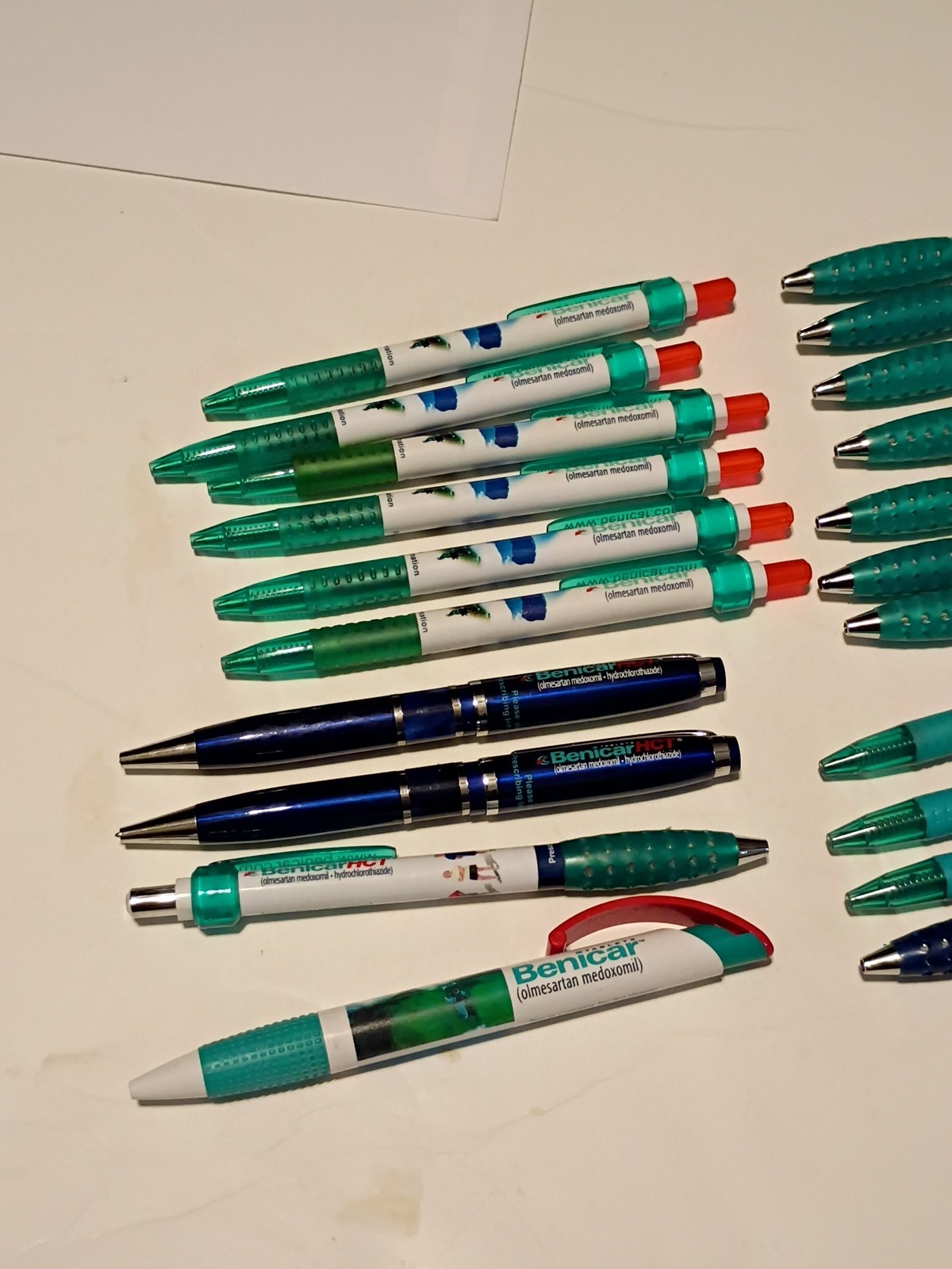 Benicar HCT Tablet Promo Pharmacy Drug Rep Mixed Variety Pen Lot of 21