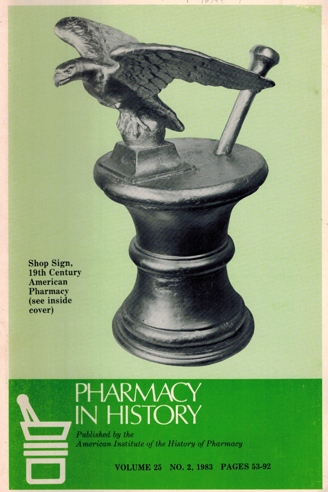 27 Issues of “Pharmacy in History” 1974-83, Pharmacology Materia Medica Medicine