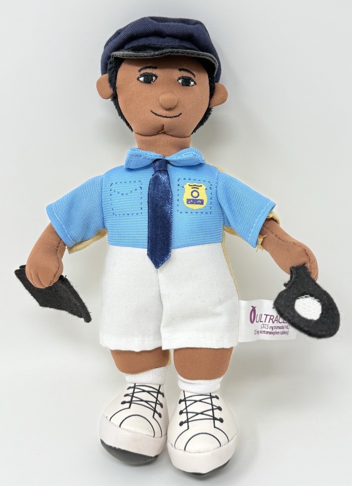 Ultracet Acetaminophen Police Officer Plush Stuffed Animal Toy Pharmacy Medicine