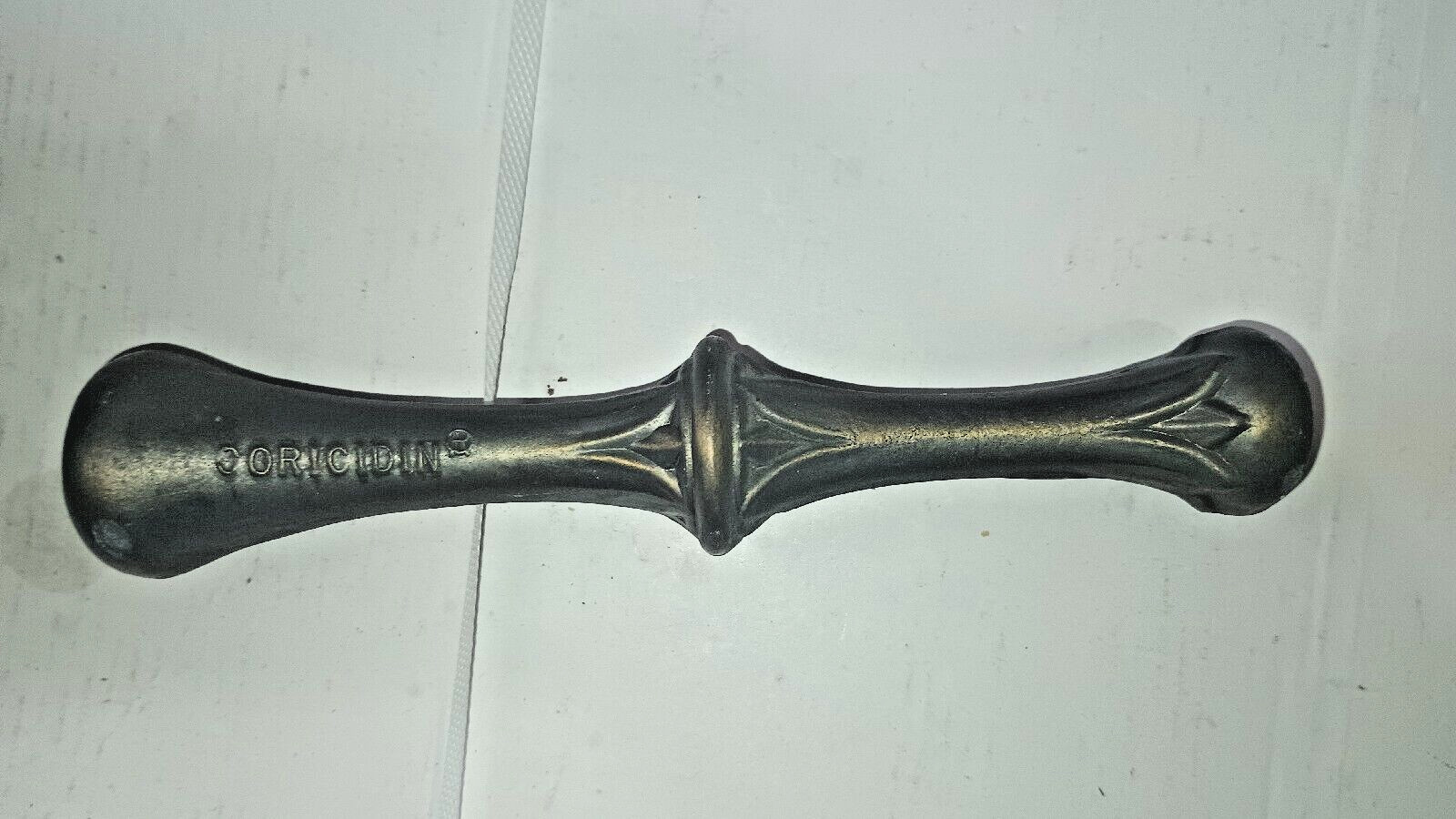 Vintage Brass RX Maimonides 1135-1204 Secundum Artem Mortar & Pestle Coricidin
