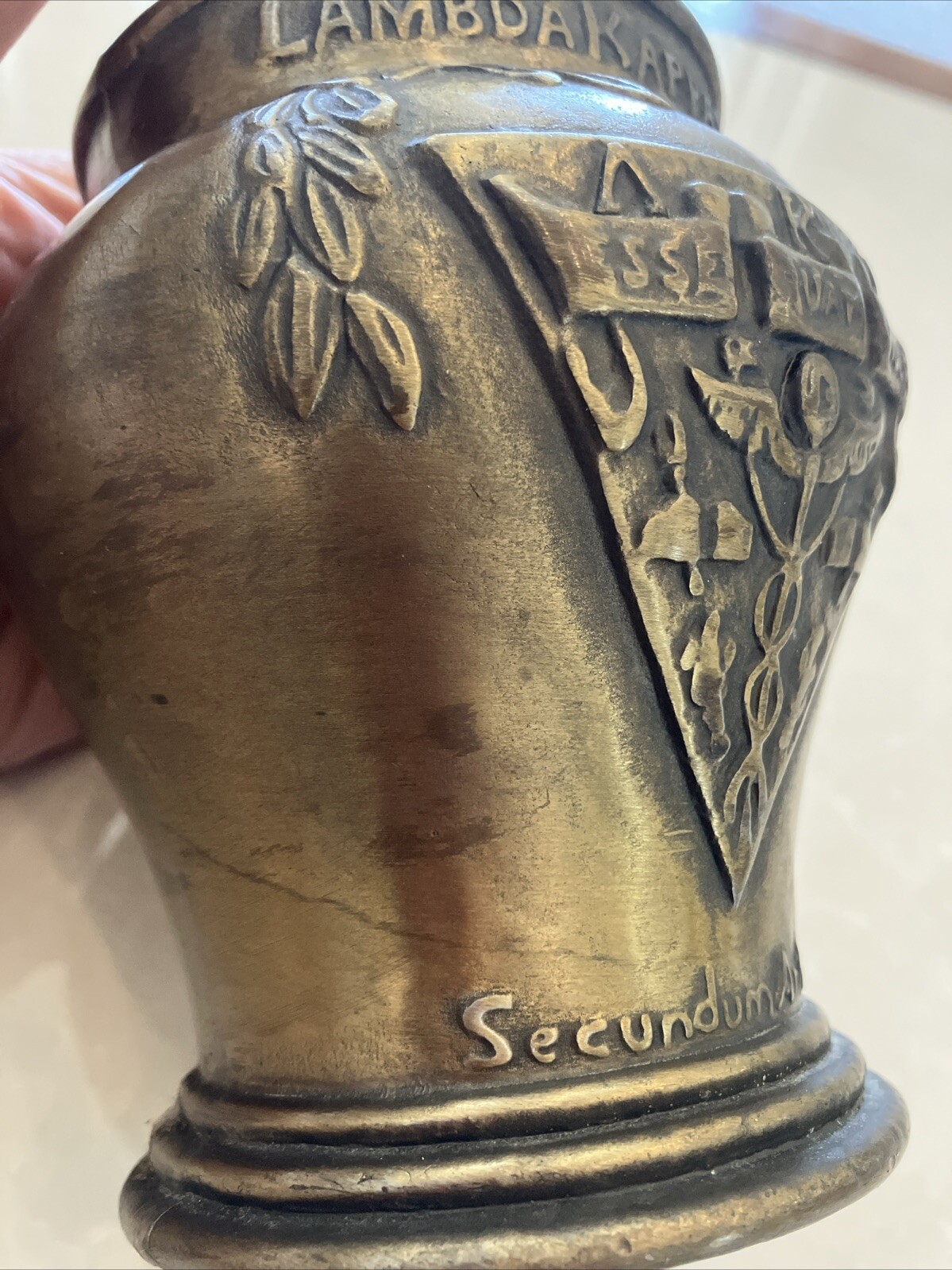 Mortar and Pestle, Lambda Kappa Sigma 75th Anniversary Metal Ethel Health