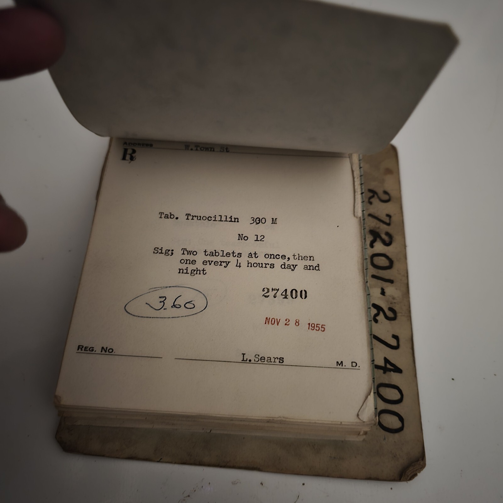 Vintage Lot Over 100 1950’s Prescriptions Ephemera Connecticut Pharmaceutical